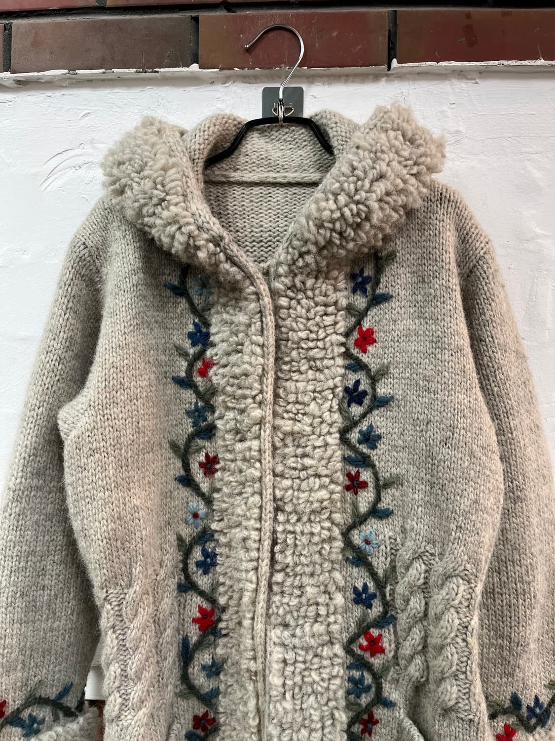 Handmade 핸드메이드 롱 후드 가디건 상품이미지2