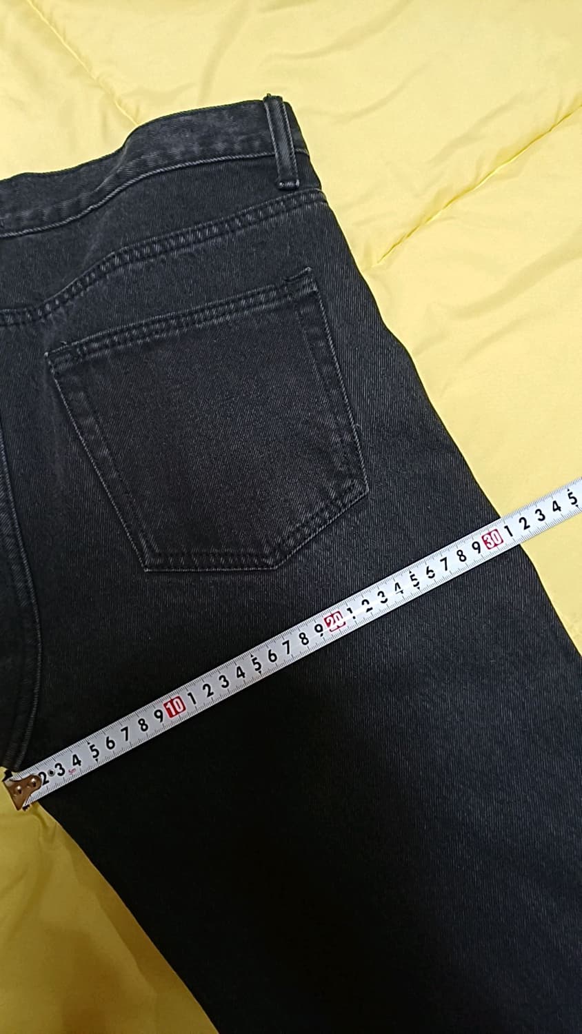 무신사 워시드블랙진 33인치 기장107 상품이미지7