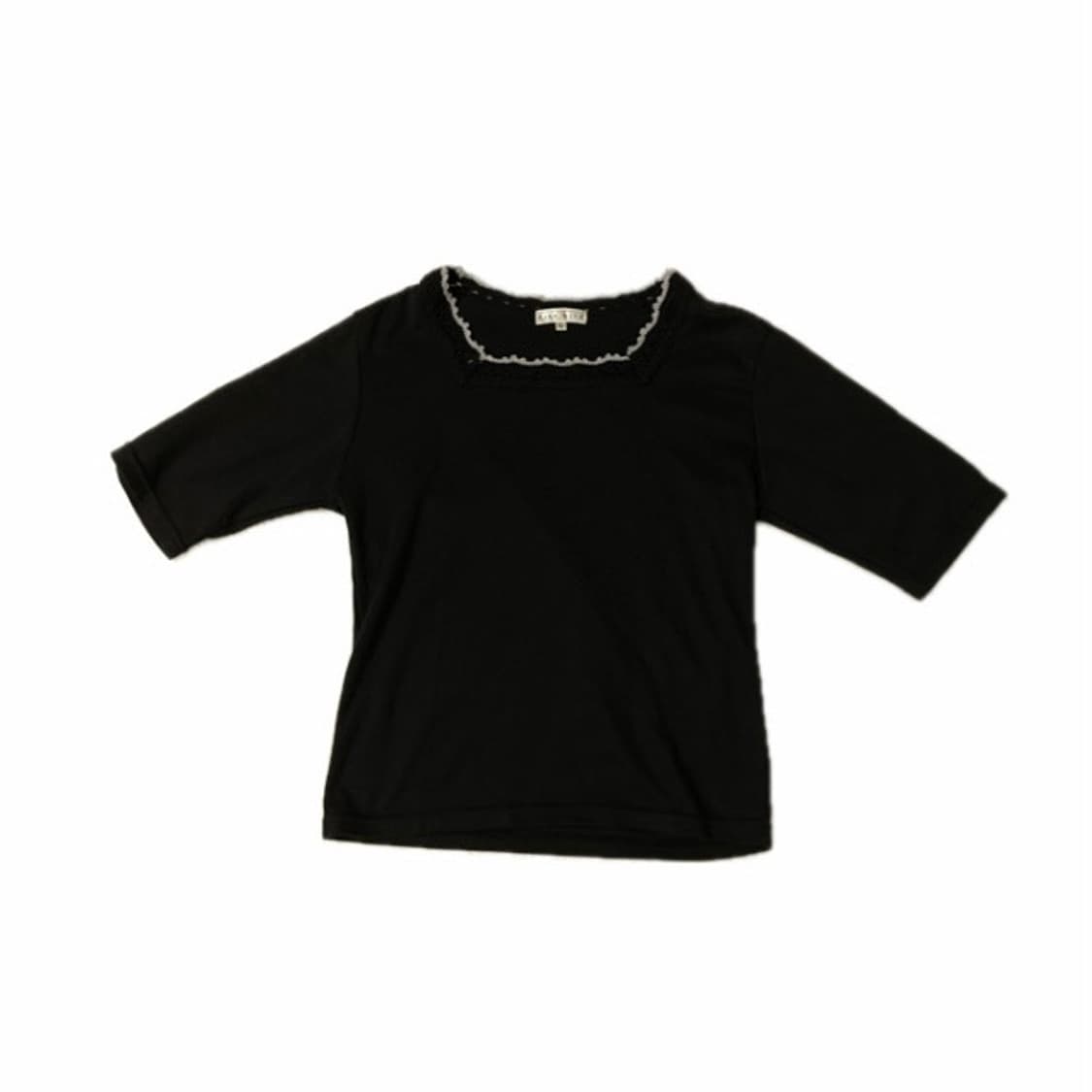 빈티지 레이스 반팔 티셔츠 상품이미지1