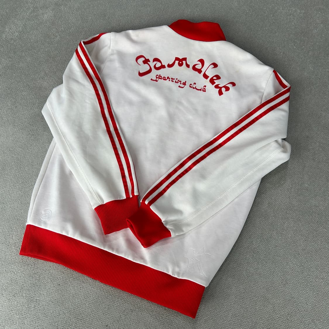 아디다스 화이트/레드 집업  상품이미지7