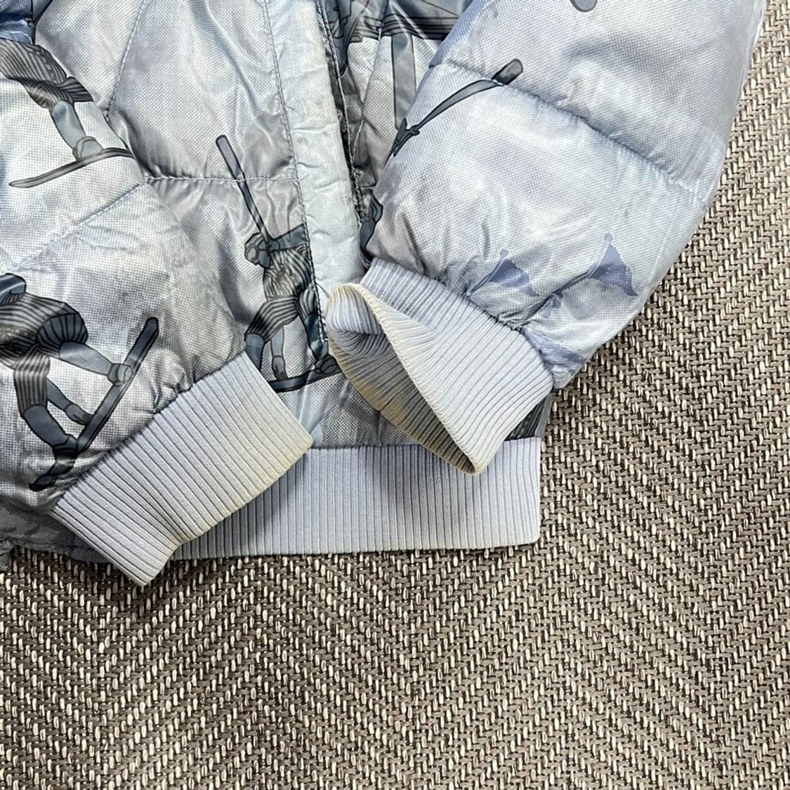 mlb 보드프린팅 바시티 패딩 v0986 상품이미지6