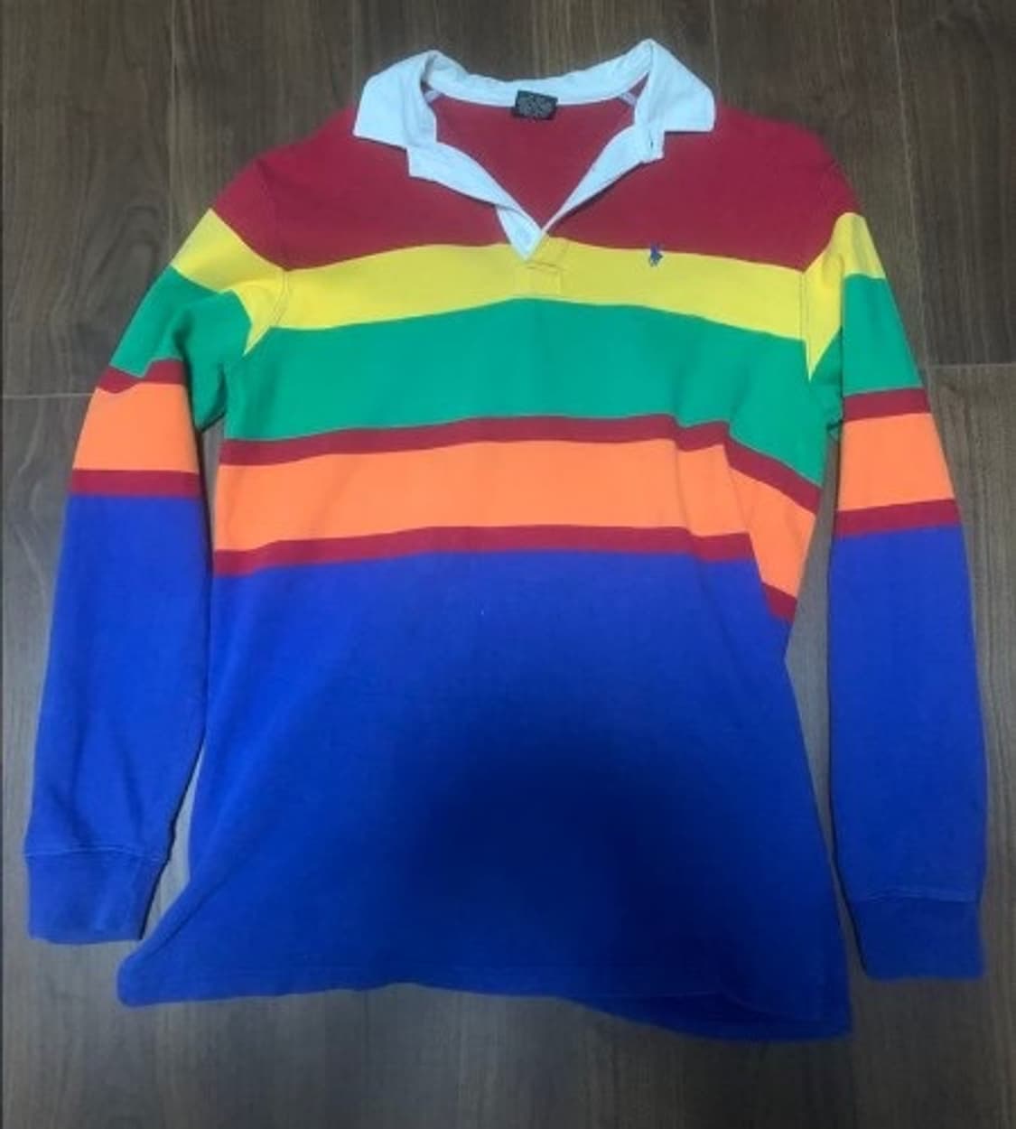 90s 폴로스포츠 멀티컬러 럭비셔츠 xl 상품이미지1