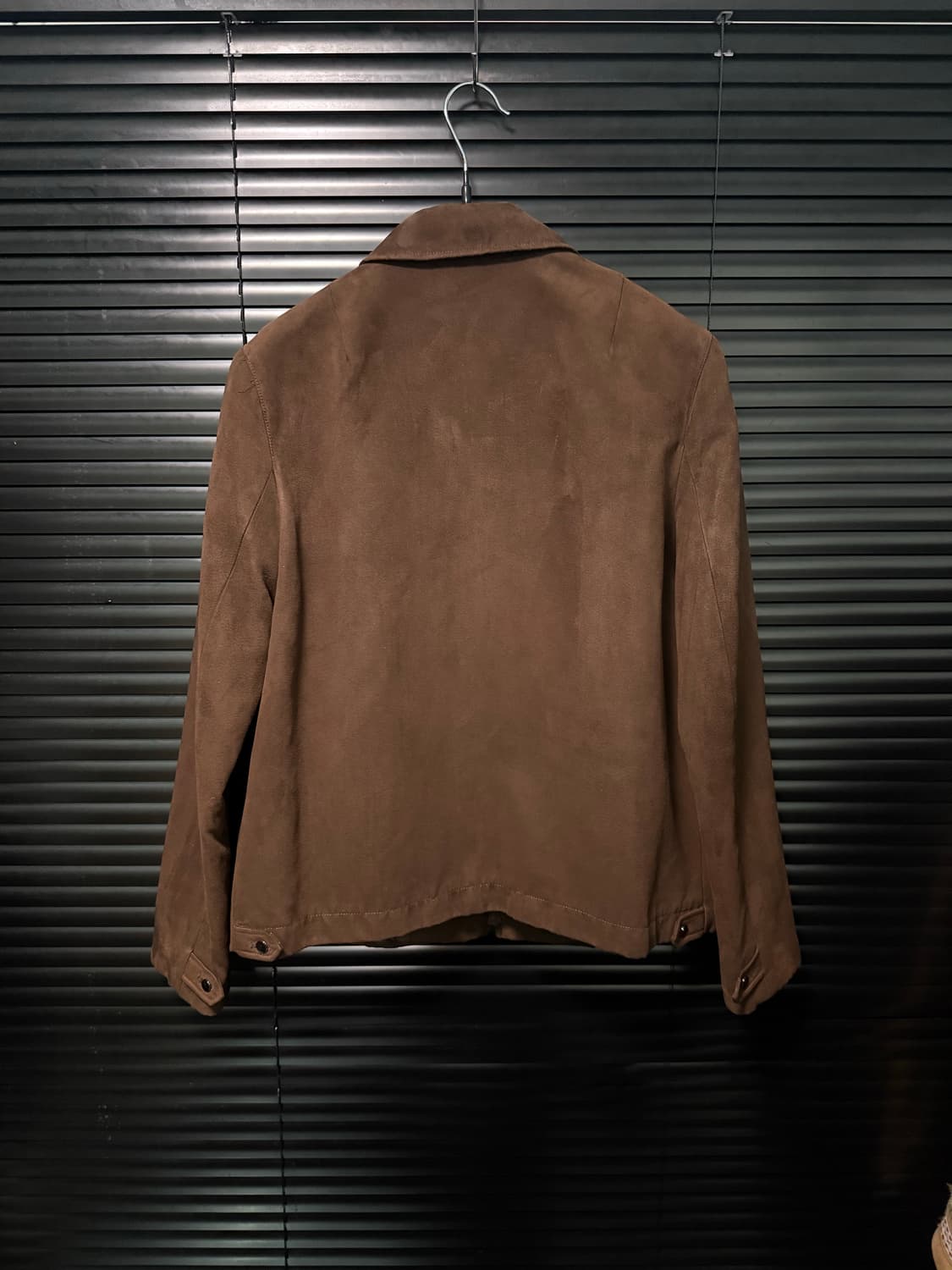 FULLSEED 밀라노 브라운 갈색 스웨이드 세무 레더 가죽 코치 자켓  상품이미지5