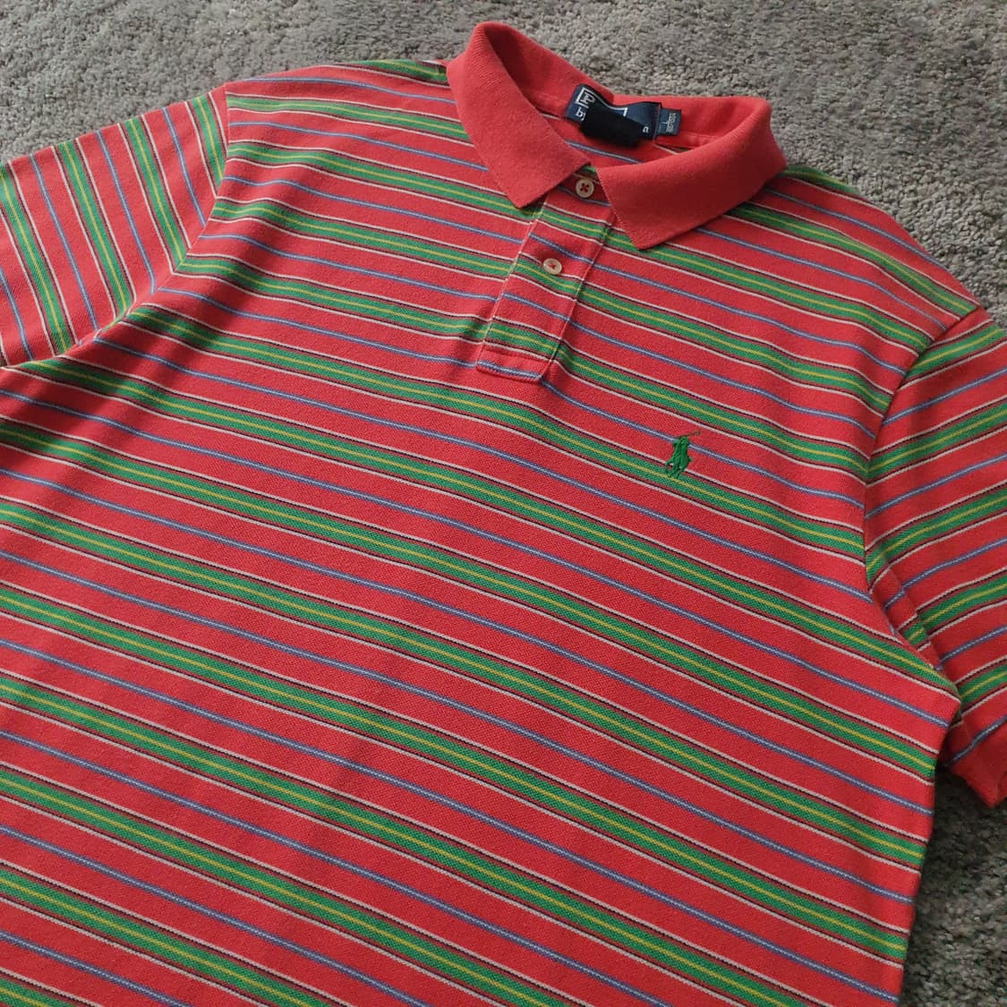 Polo Ralph Lauren 스트라이프 반팔 카라티 상품이미지4