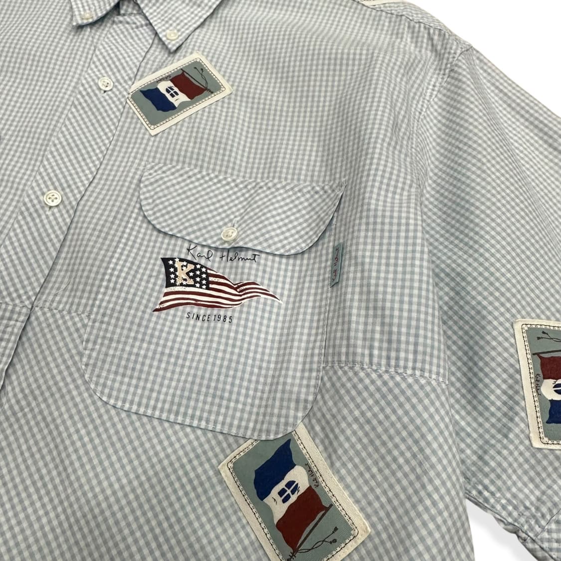 Karl Helmut, Patch Short Sleeve Shirt 상품이미지6