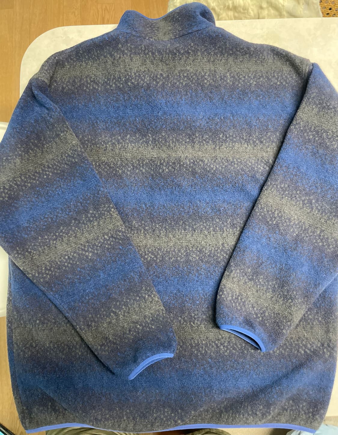 파타고니아 신칠라 XL 헤비웨이트 Gem Stripe New Navy 상품이미지7