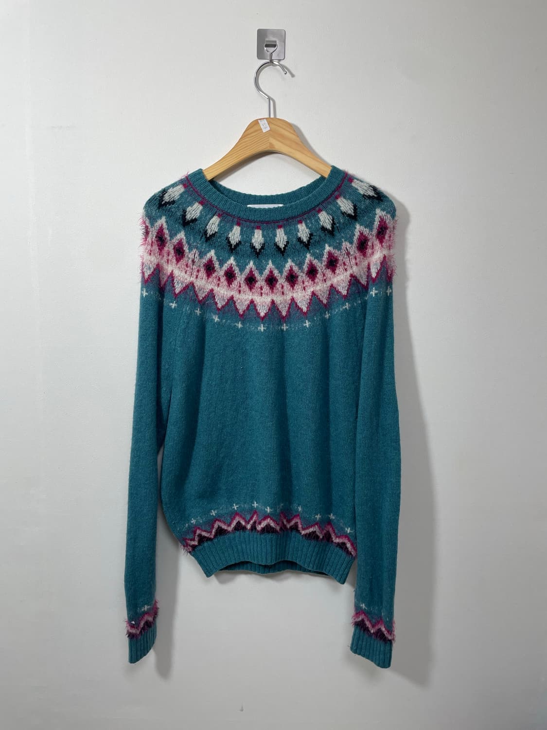 이키Iki 울 패턴 니트 Free - K26 상품이미지1