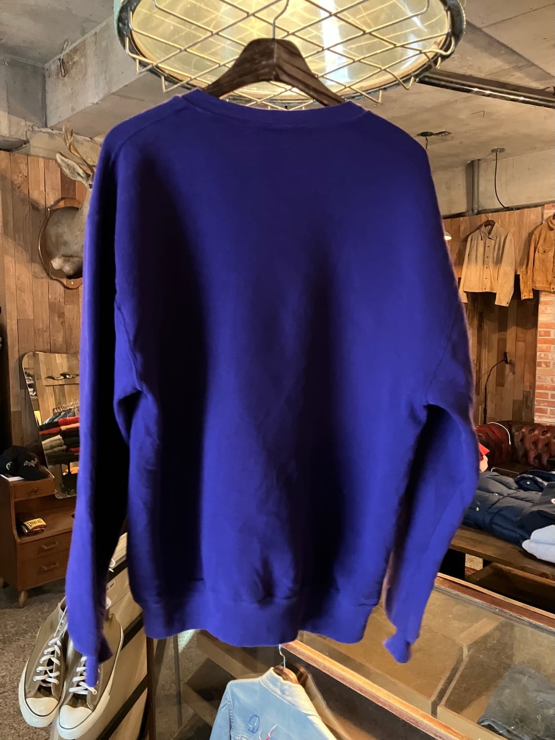 90s USA 빈티지 러셀 플레인 스웻 셔츠 맨투맨 상품이미지4