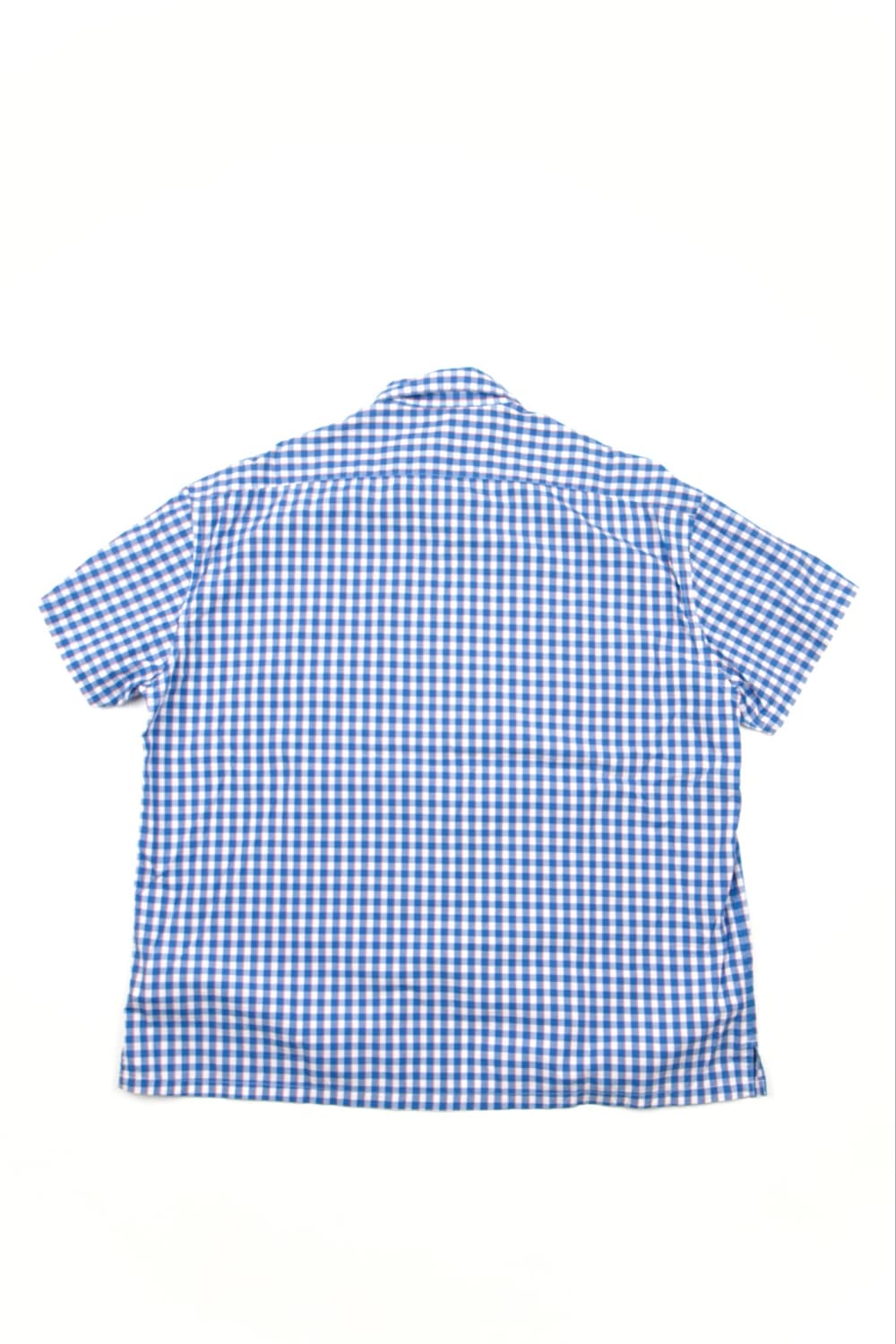 PORTER CLASSIC 케루악 깅엄 체크 셔츠 블루  상품이미지7