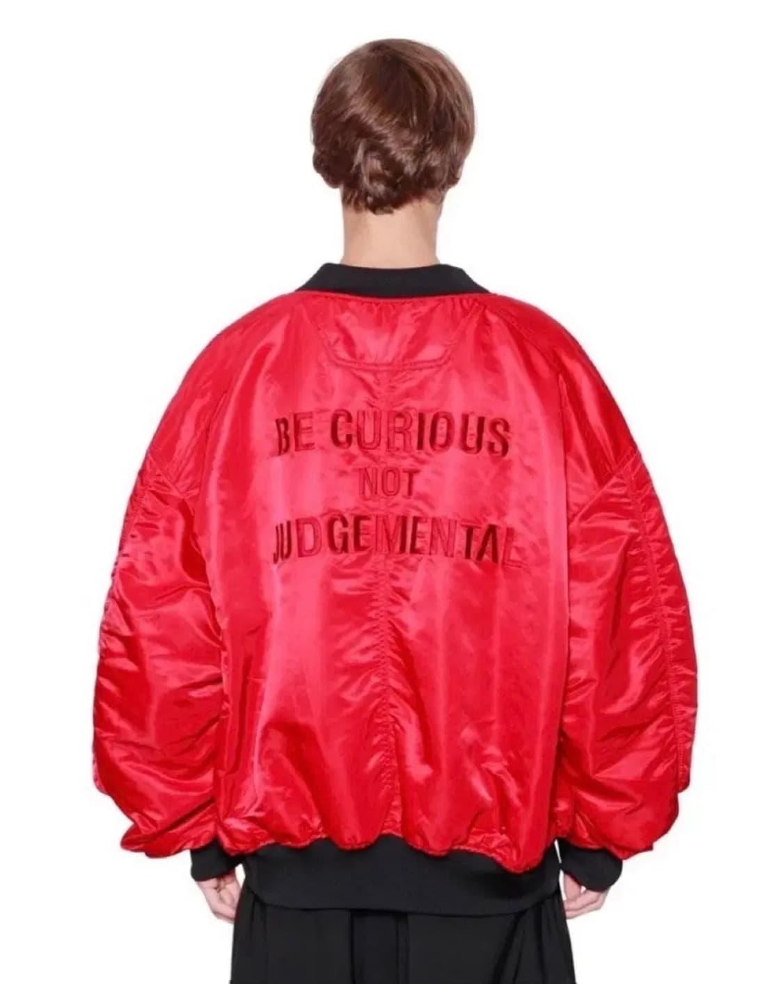 준지 리버시블 마원 ma-1 블랙 레드 46 사이즈 상품이미지2