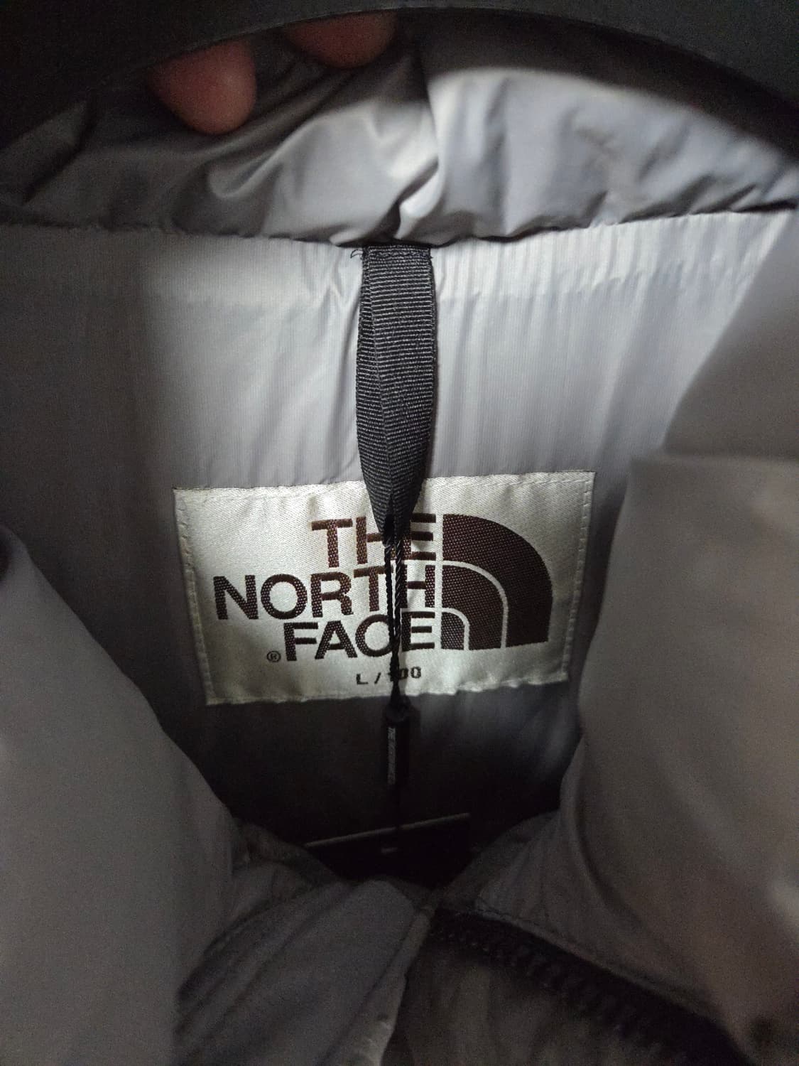 [새상품] 노스페이스 퀀텀 엘버런 퍼텍스 구스다운 패딩 그레이 L 상품이미지6