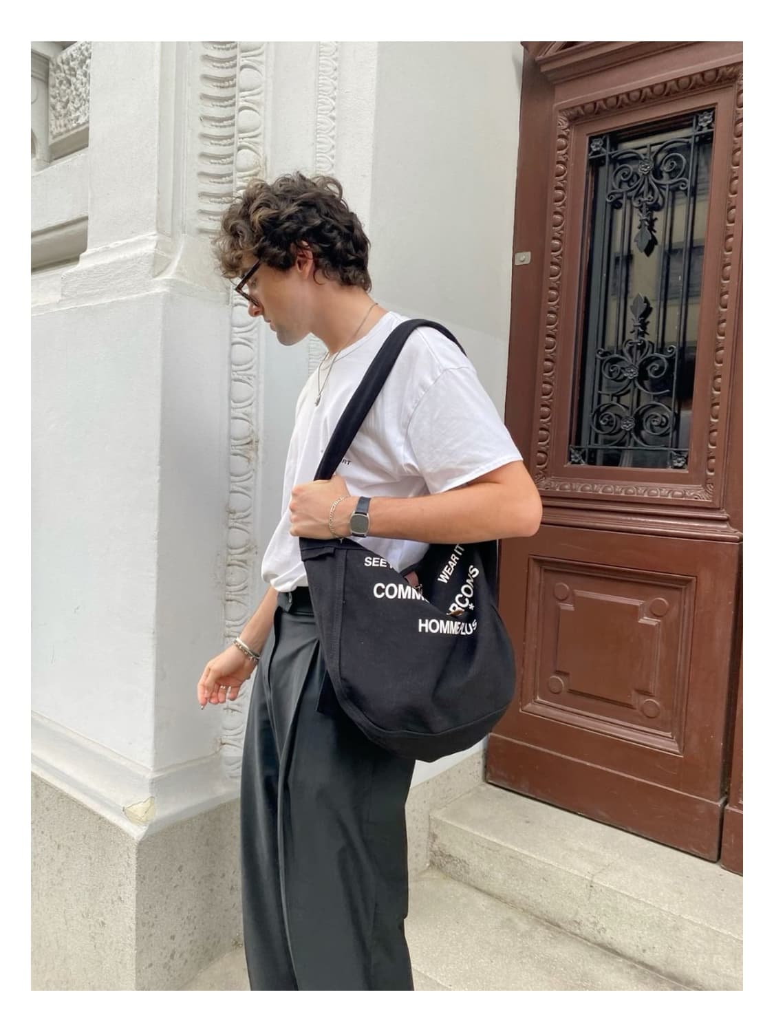 꼼데가르송 옴므플러스 메신저 더플 백 호보백 숄더 크로스 아카이브 상품이미지6