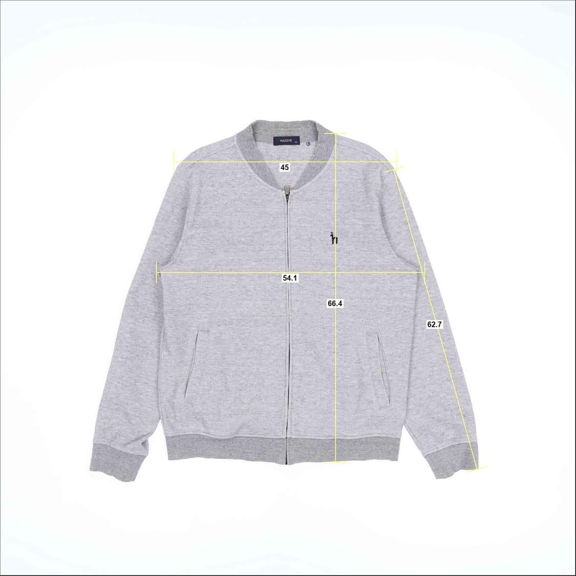 [100] 헤지스 남성 멜란지 면혼방 집업 자켓 N6947 상품이미지6