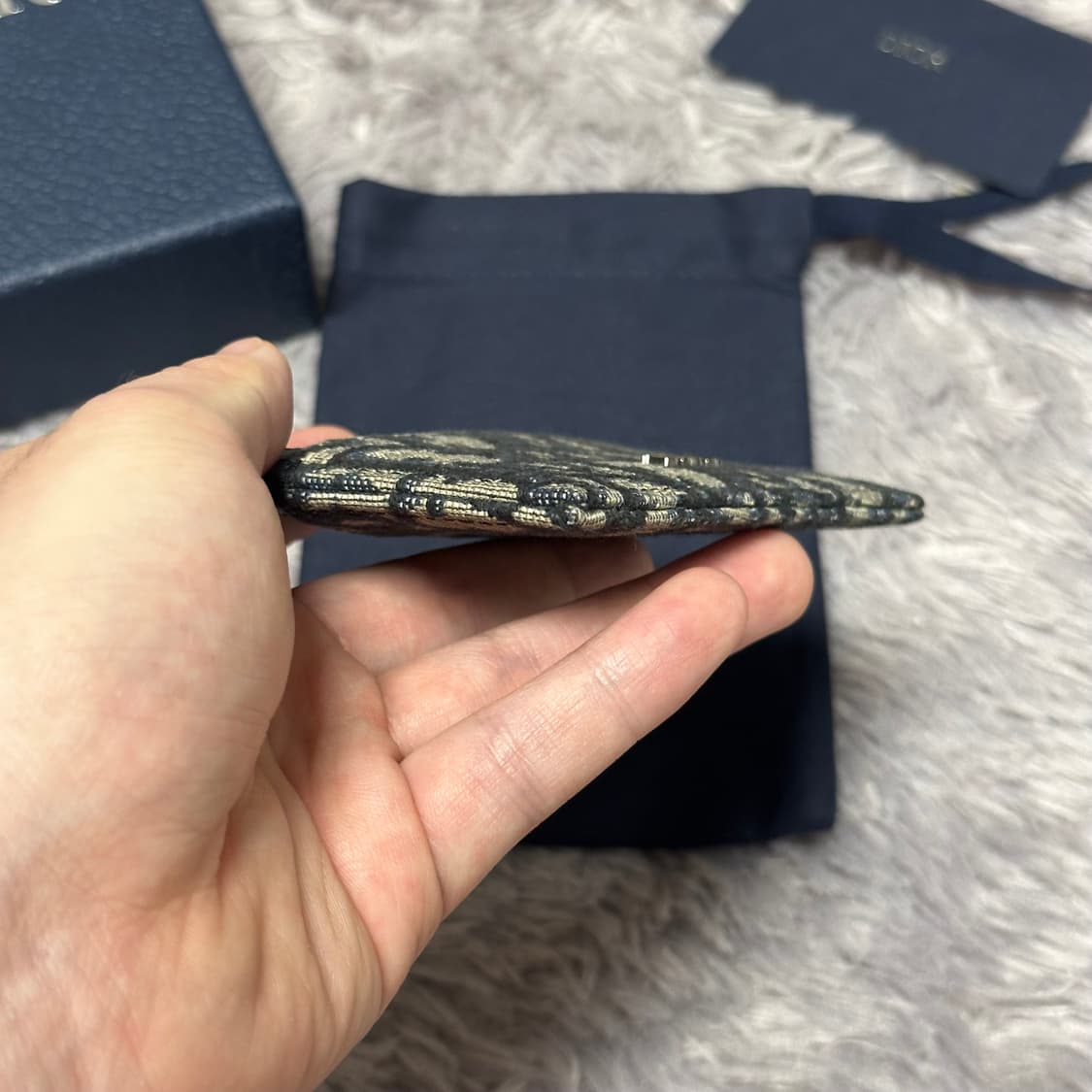 [풀구성] 디올 오블리크 카드지갑 베이지 상품이미지6