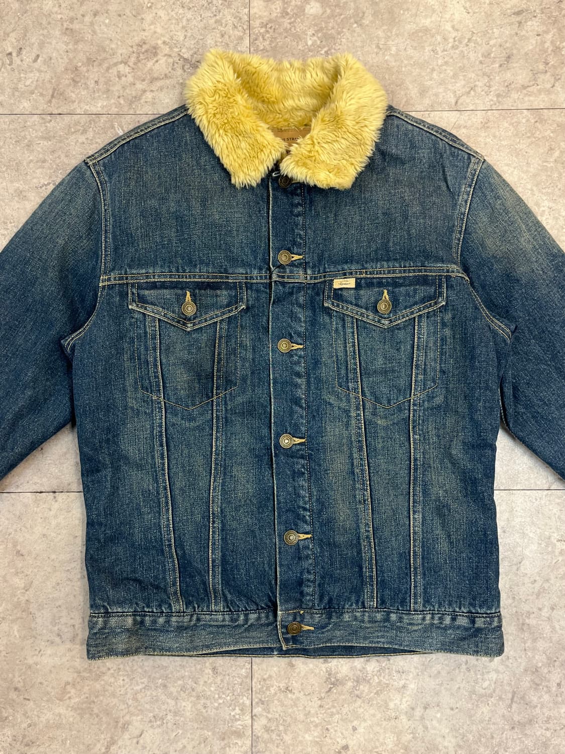 리바이스 쉐르파 트러커 퍼 데님 자켓 M #csz4035 상품이미지4