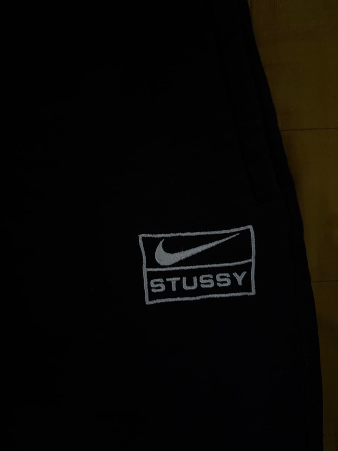 나이키 x 스투시 워시드 플리스 팬츠 블랙 미디움 극미중고 민트급 판매 상품이미지1