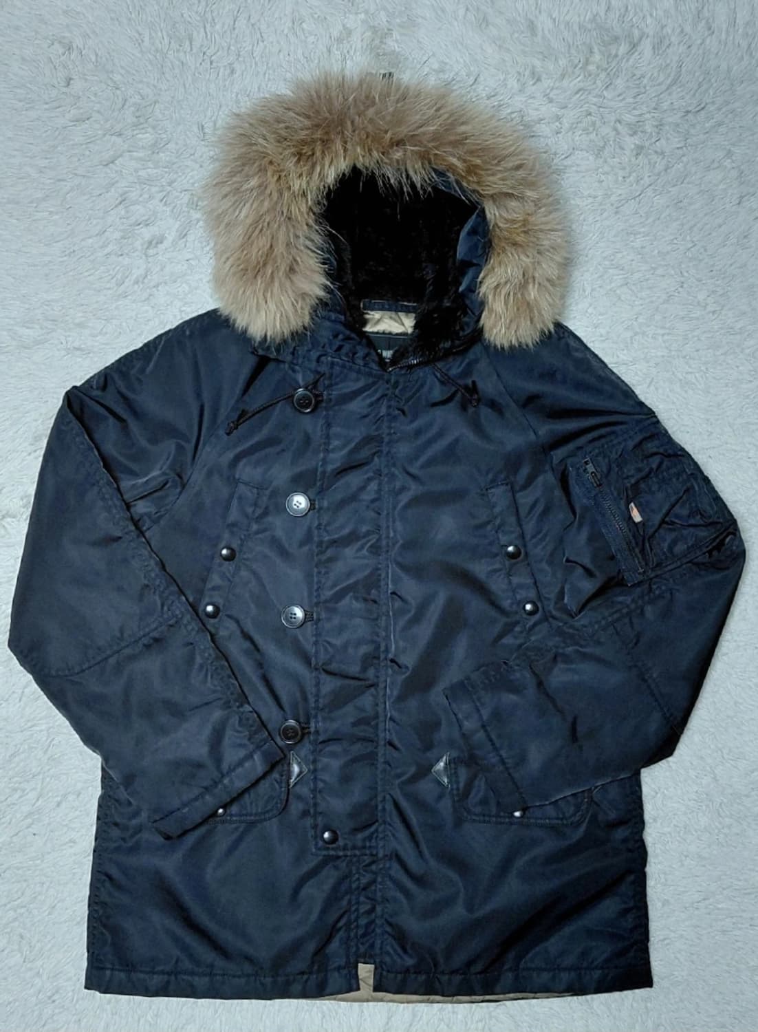 일본 WORLD WIDE LOVE! N3B 야상 패딩 자켓 M 상품이미지1