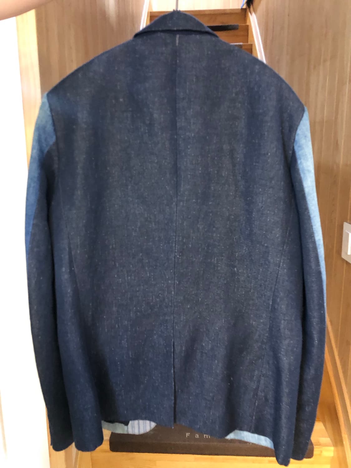 디젤 블랙 골드 데님 데미지 자켓 상품이미지3