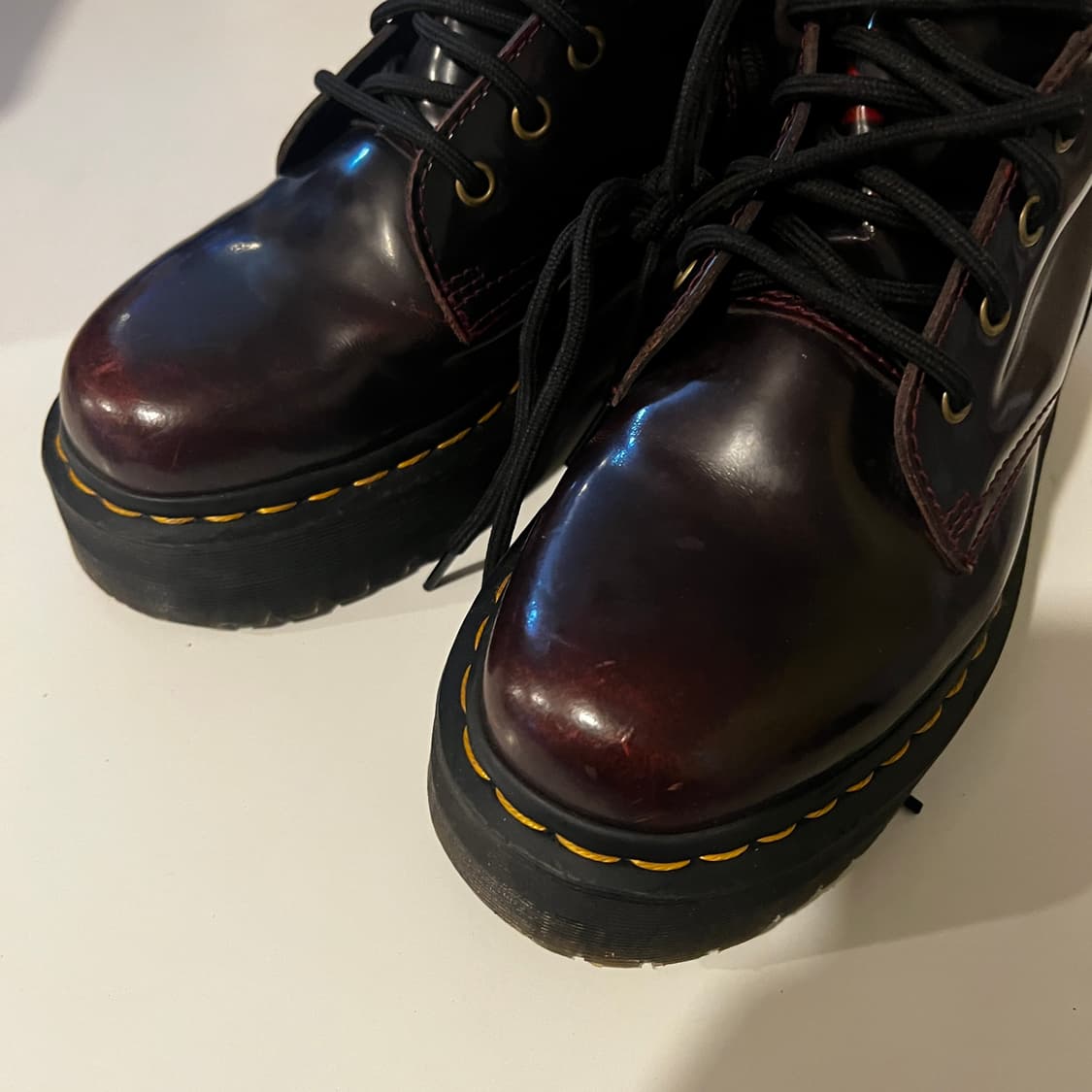 닥터마틴 제이든 아카디아 레더 플랫폼 부츠 상품이미지5