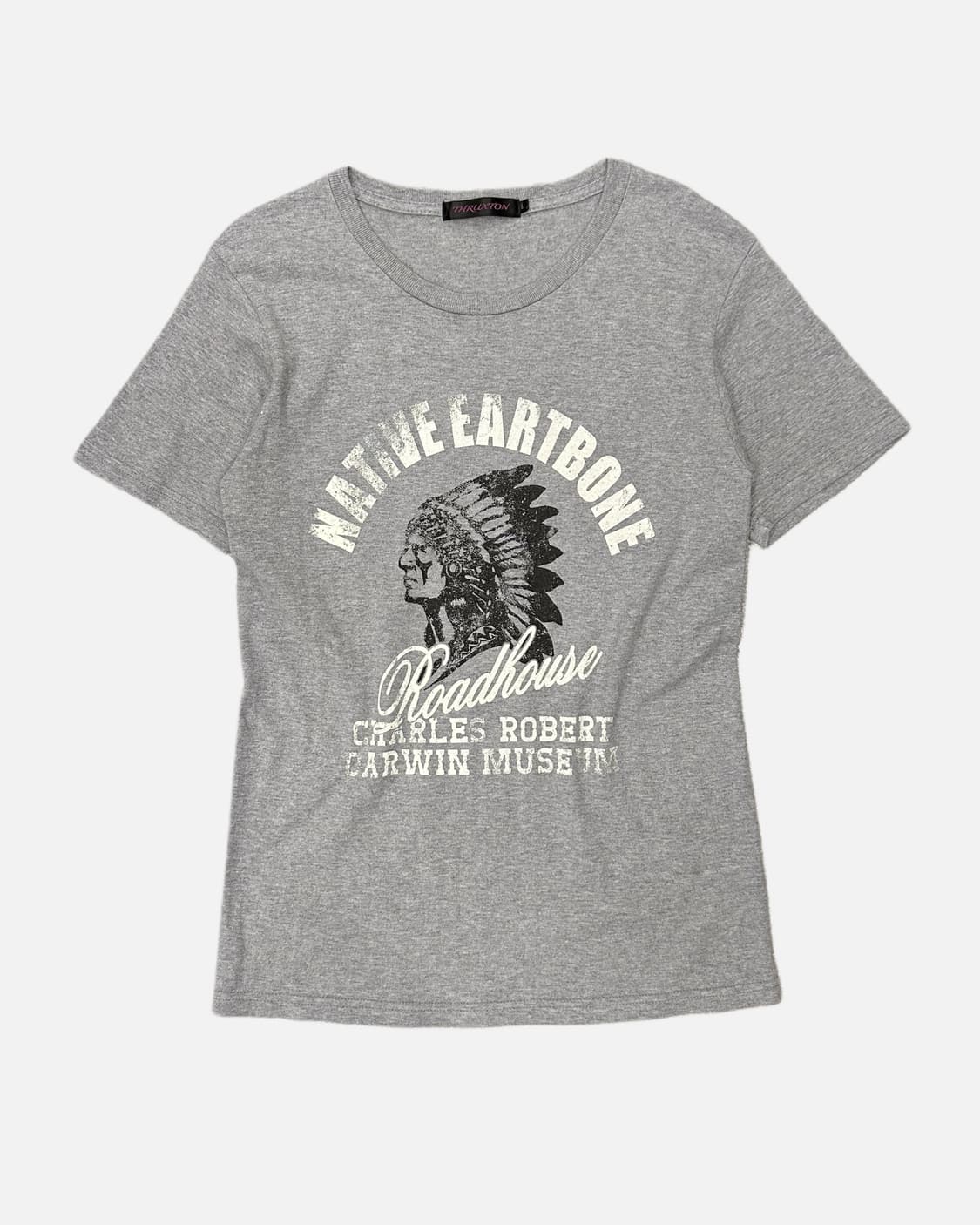THRUXTON vintage indian printig t-shirt 상품이미지1