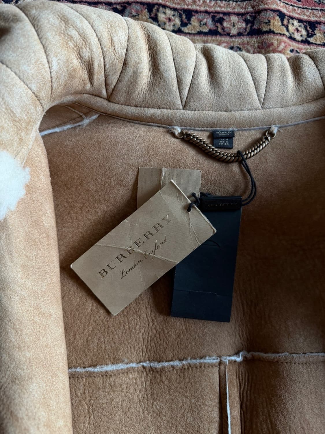 버버리 시어링 코트 여성66-77 상품이미지8