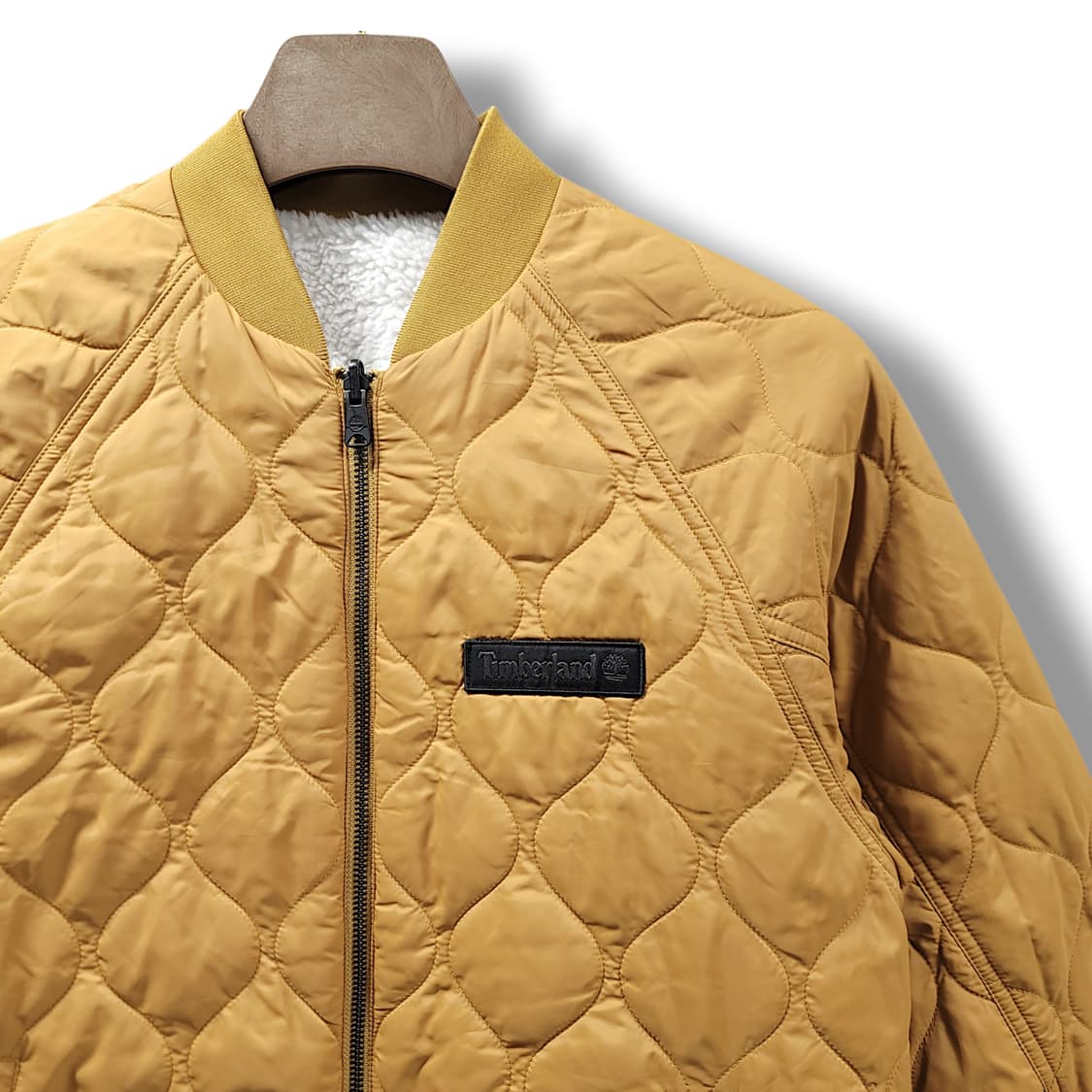 [M] 팀버랜드 브라운 리버시블 퀼팅 봄버 자켓 상품이미지5