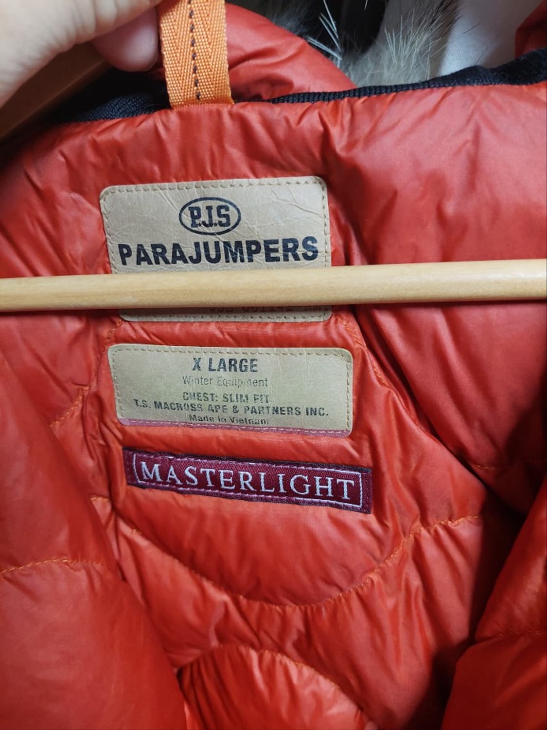 파라점퍼스 고비 마스터라이트 블랙 패딩 XL 정품 상품이미지2