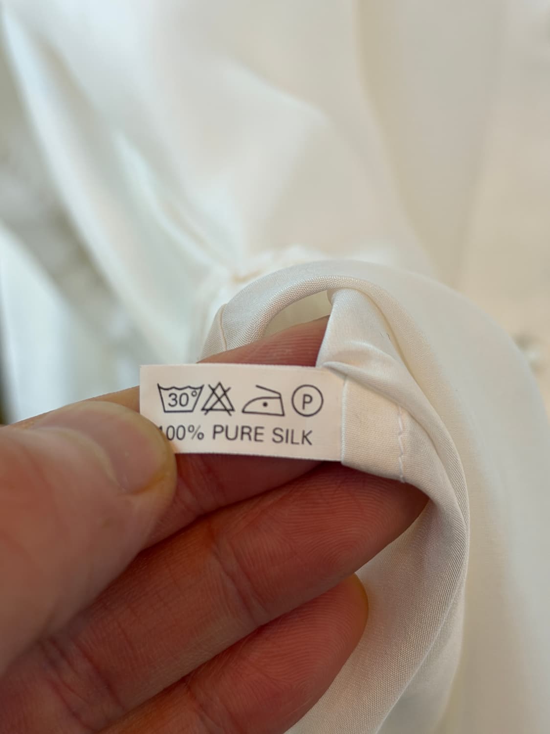 Silk Club 실크 화이트 셔츠 M 상품이미지5