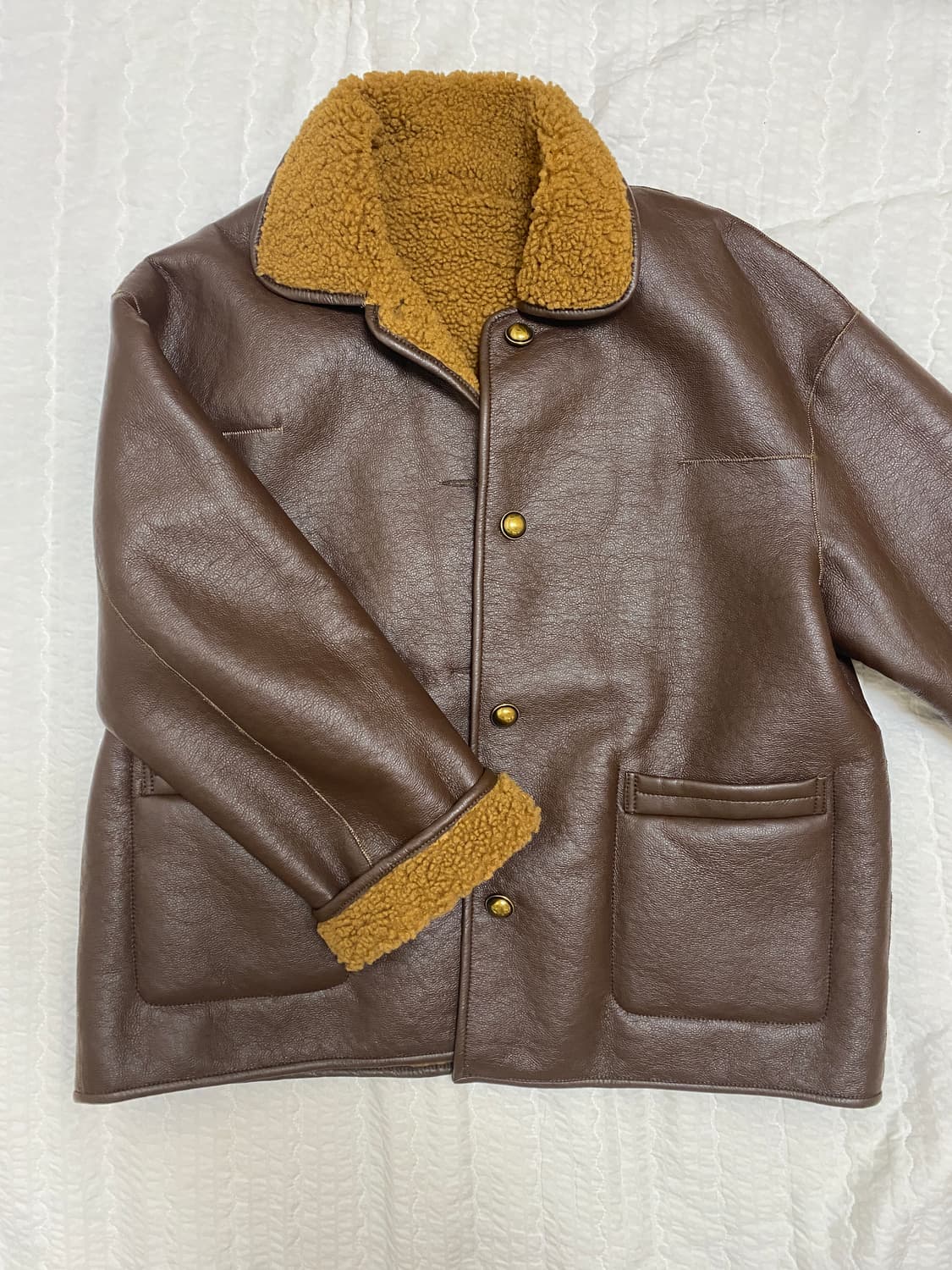 스테이피플 리버시블 무스탕 새상품 상품이미지4