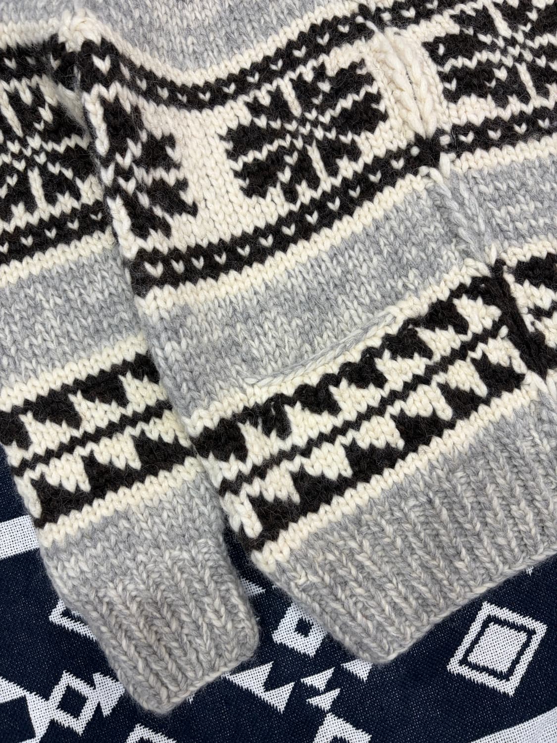 Tuak Cowichan 코위찬 s~m (캐네디언 스웨터) 상품이미지6