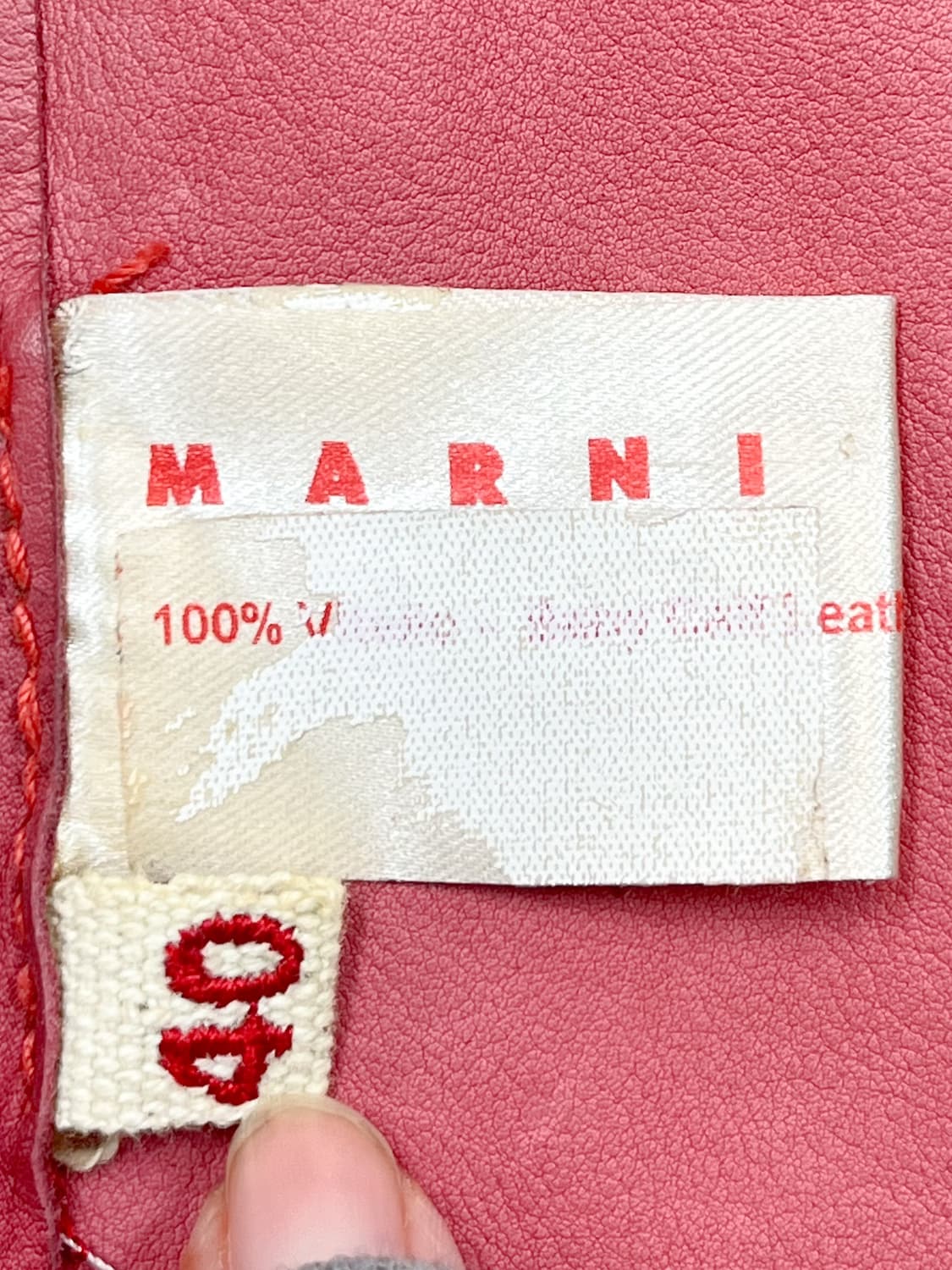 마르니 핑크 스웨이드 레더 자켓 상품이미지6