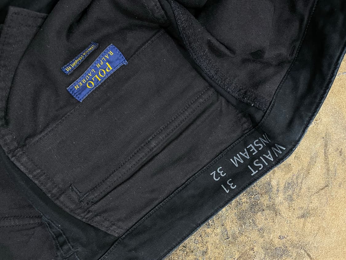 폴로랄프로렌/블랙 빅포켓 조거팬츠(31“) 상품이미지3