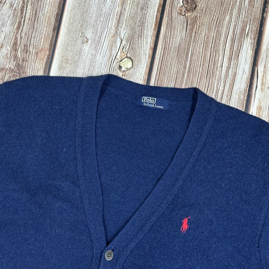 Polo Ralph Lauren 폴로랄프로렌 울가디건 네이비색상 S사이즈 상품이미지4