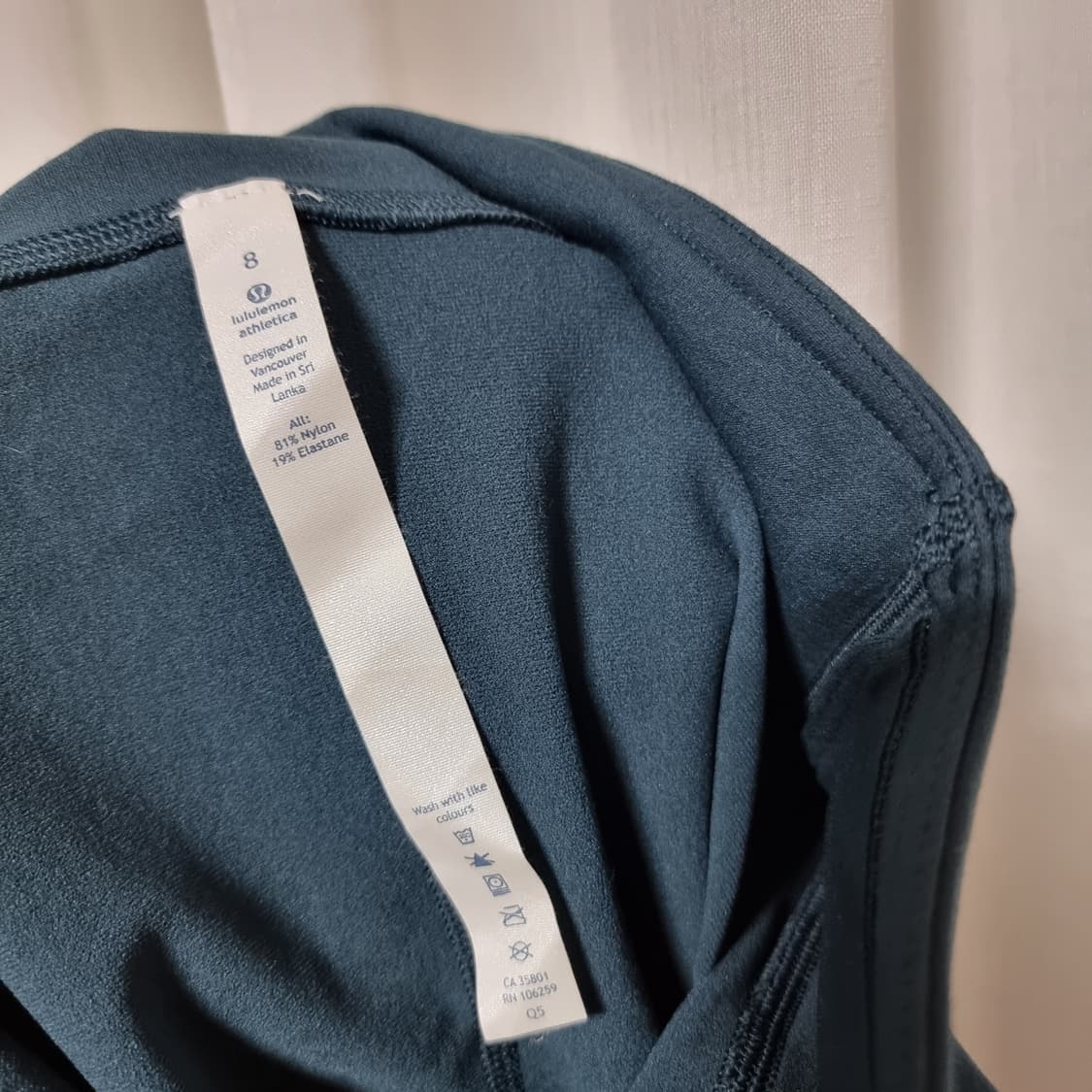 룰루레몬 사이드 펀칭 시스루 디자인 레깅스 (8 사이즈) 상태최상/1회착 상품이미지6