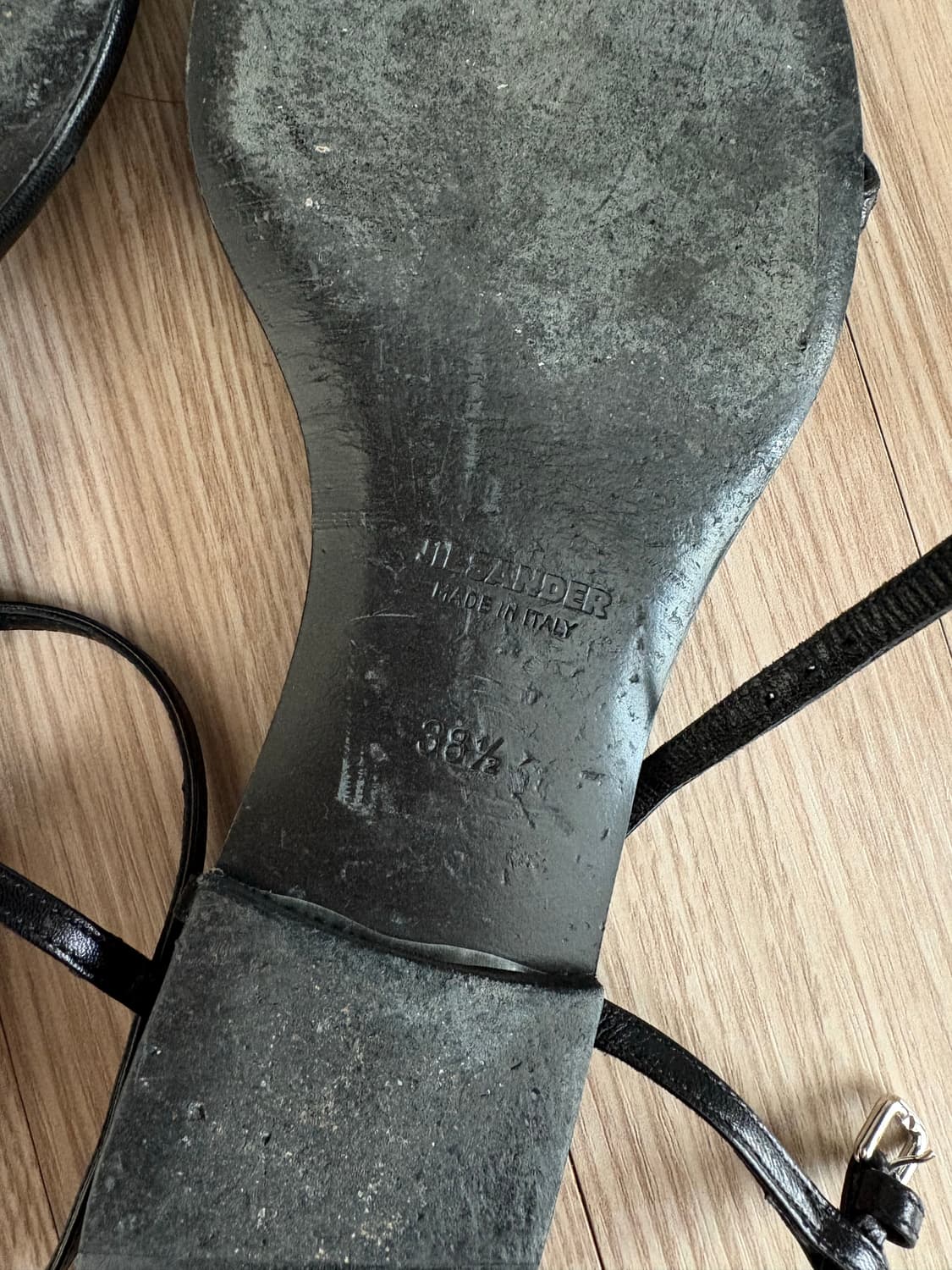 Jil sander 질샌더 샌들 블랙 상품이미지7