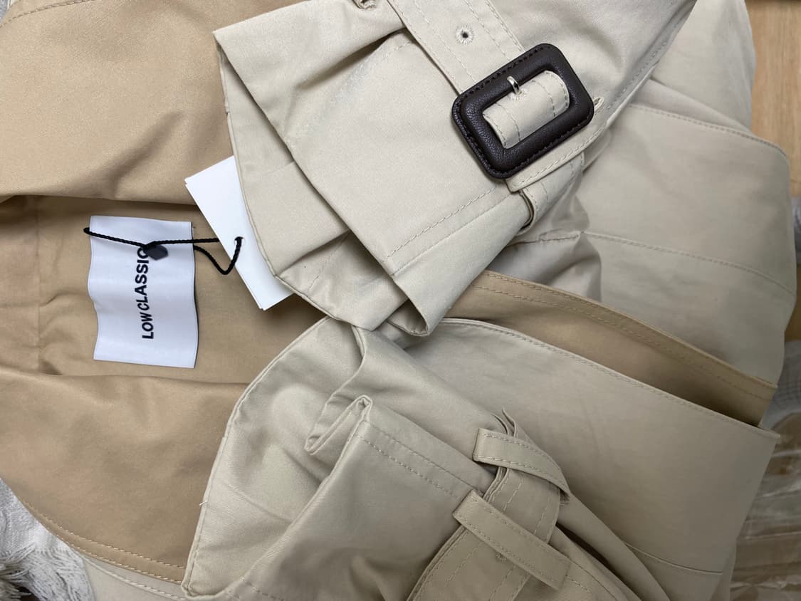 로우클래식 23fw 트렌치코트 S 상품이미지5