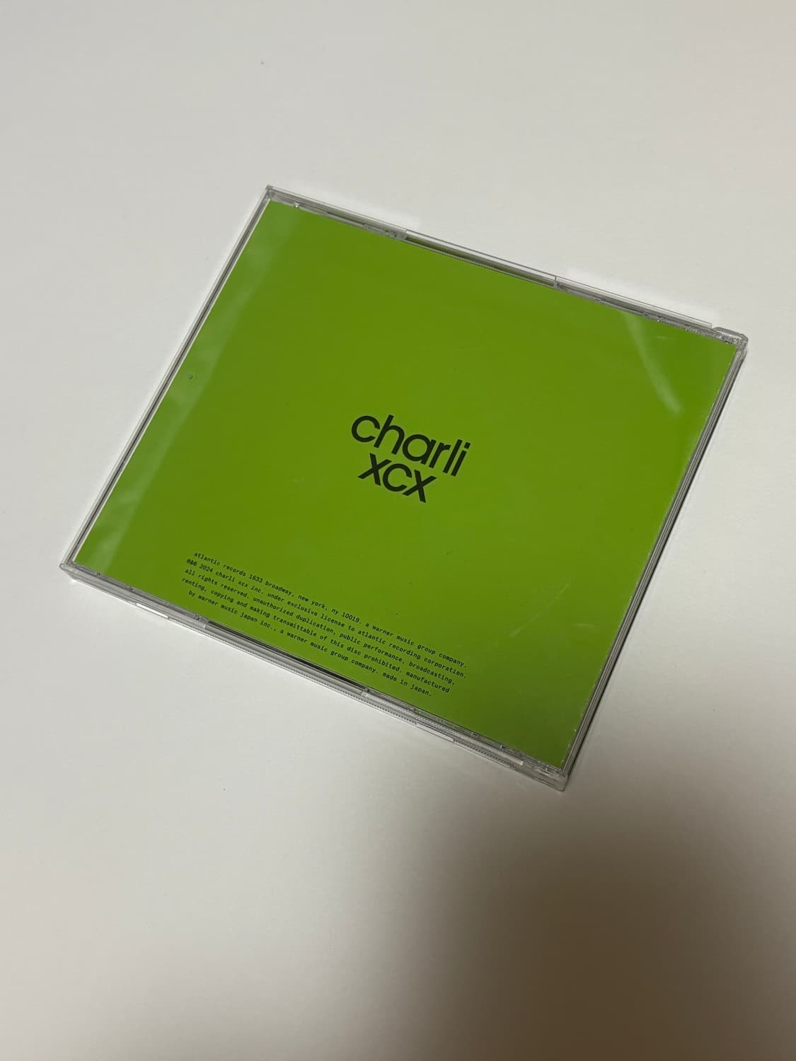 찰리 XCX - brat CD 일본 한정반 상품이미지2