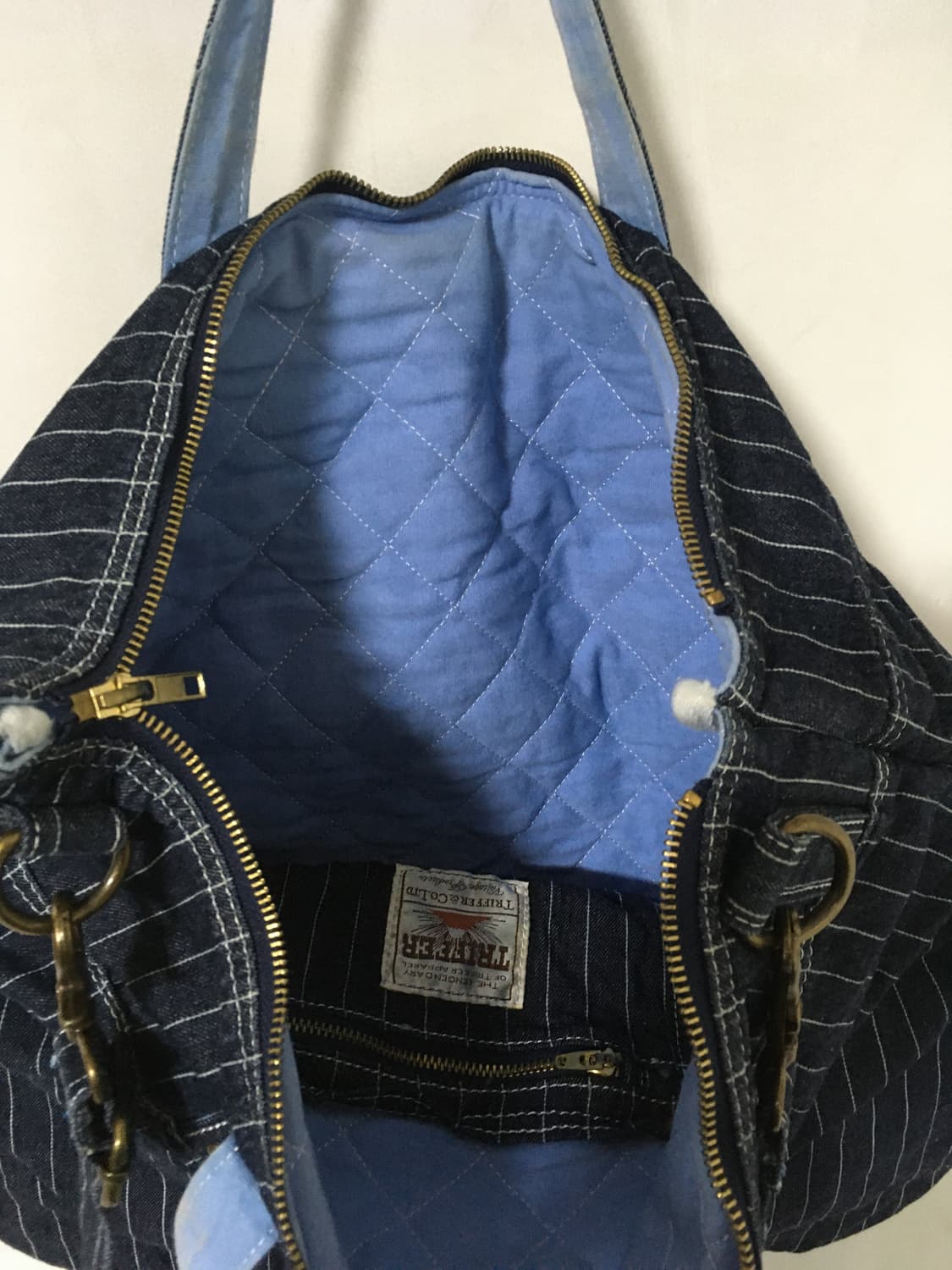 TRIFFER 데님 Helmet 토트백 상품이미지5