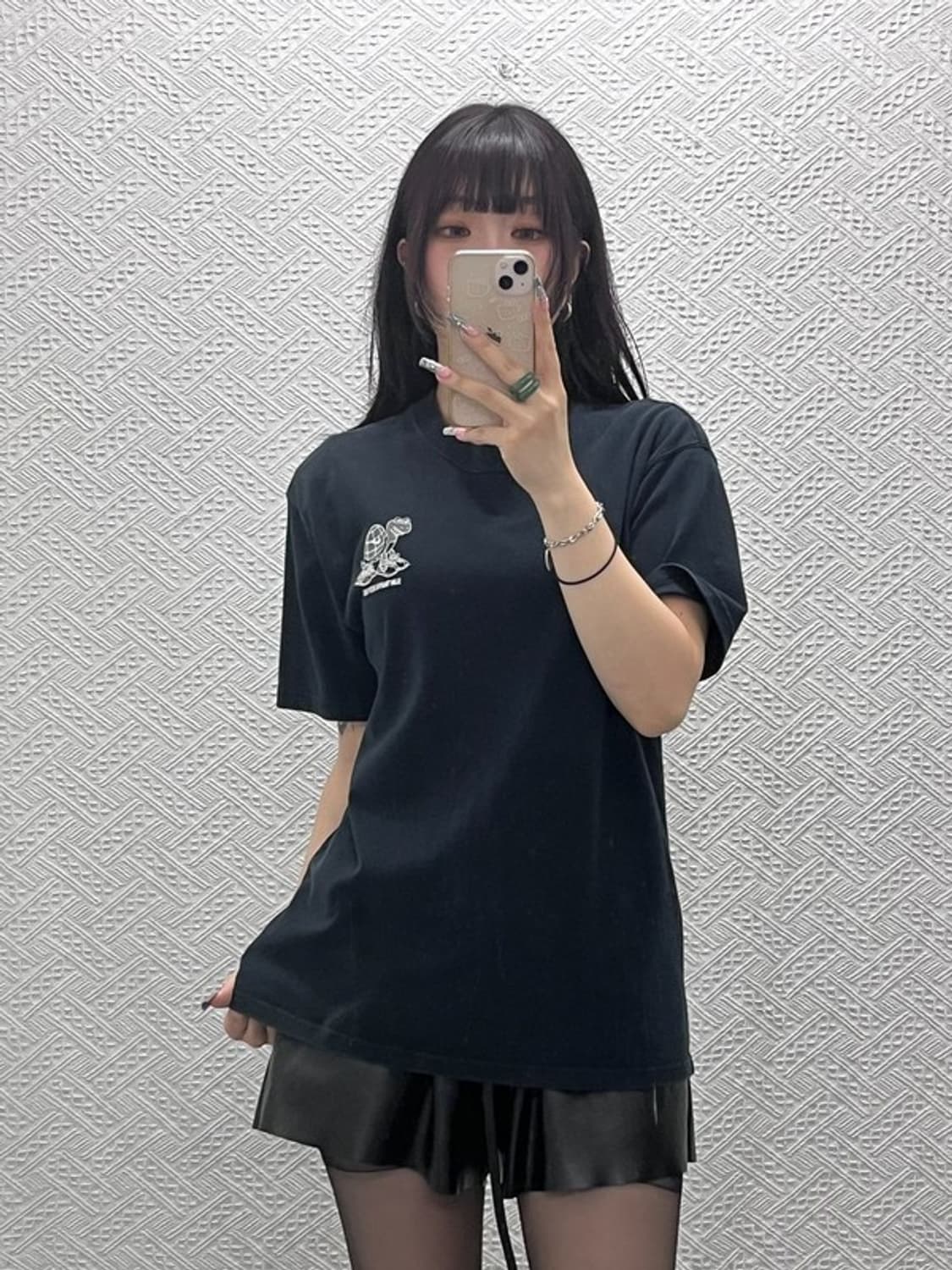 나이키 NRG 빈티지 캐주얼 펑크 터틀 프린팅 반팔티 M C12585 상품이미지2