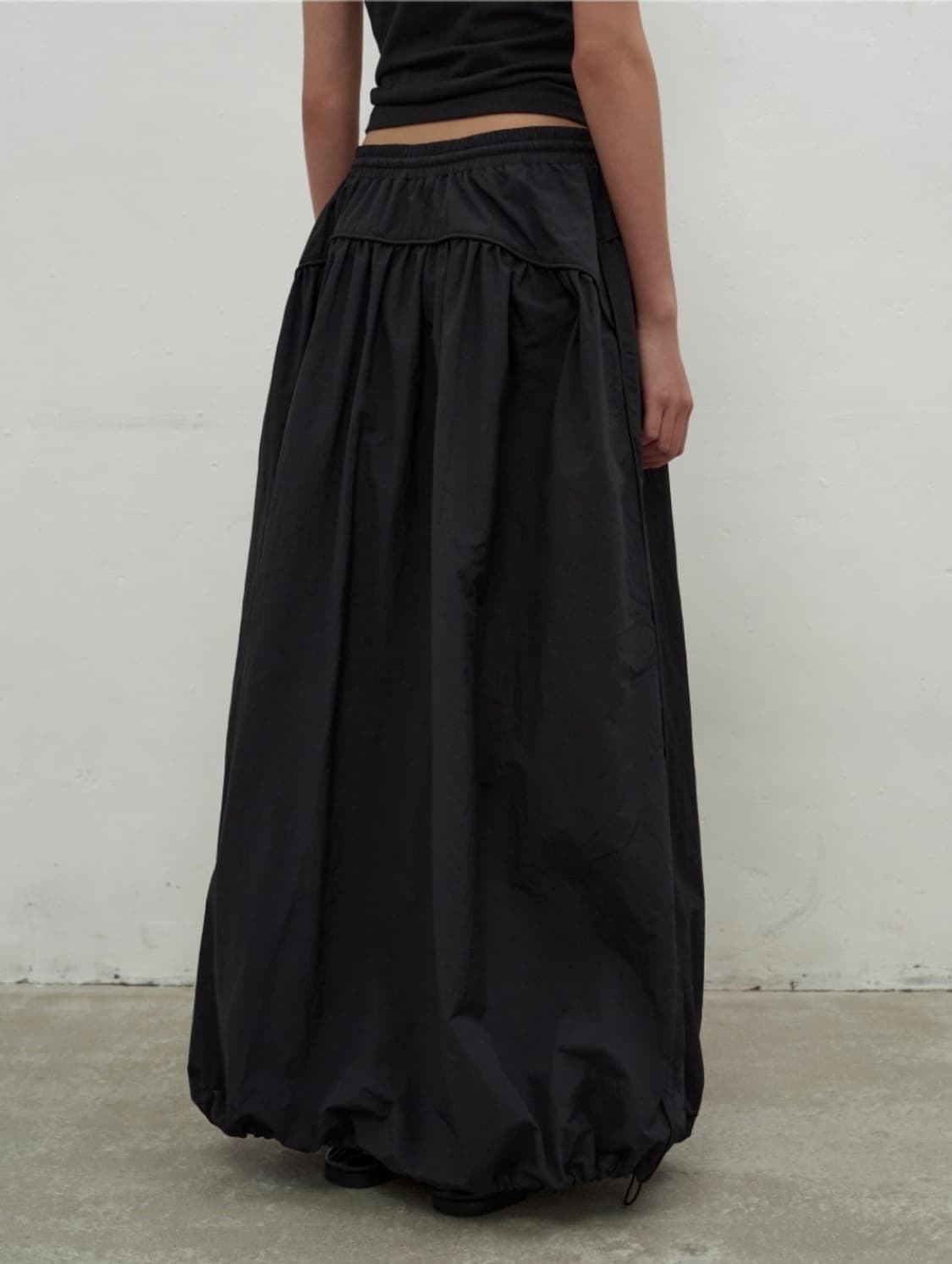 LCDC * VOLUME LONG SKIRT (BLACK) 상품이미지3