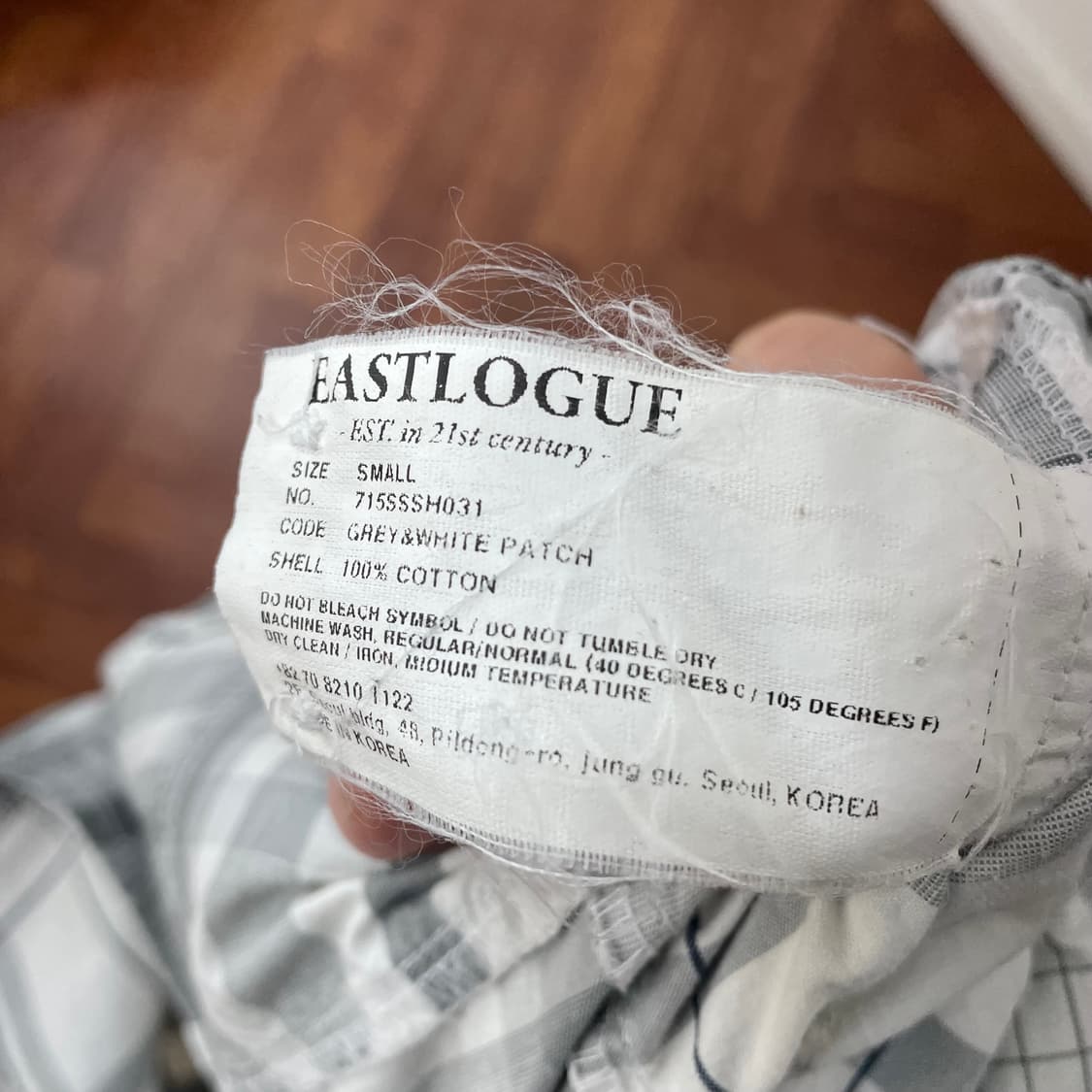이스트로그 패치워크 셔츠 상품이미지3