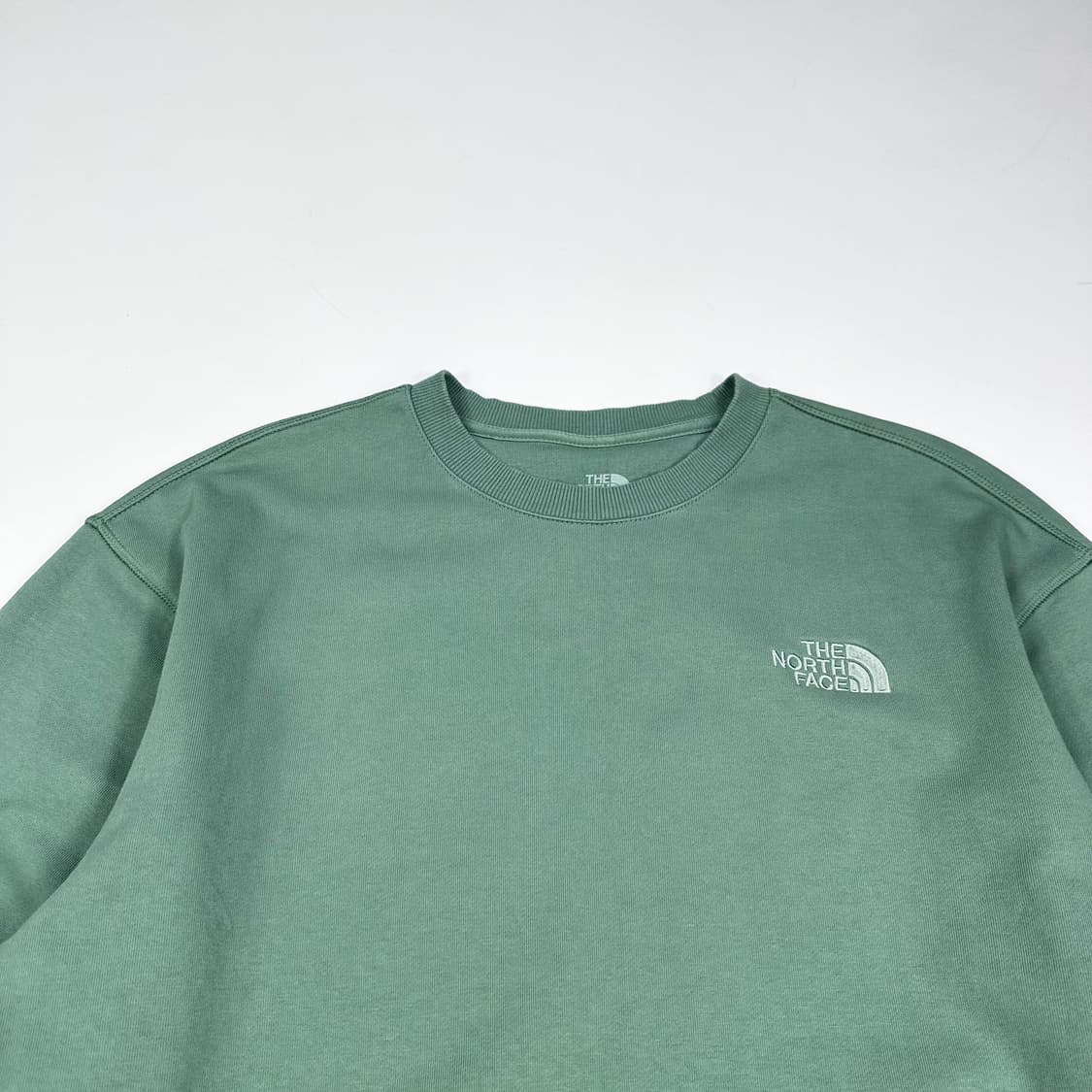 노스페이스 루즈핏 민트 크루넥 맨투맨 (M) 상품이미지1