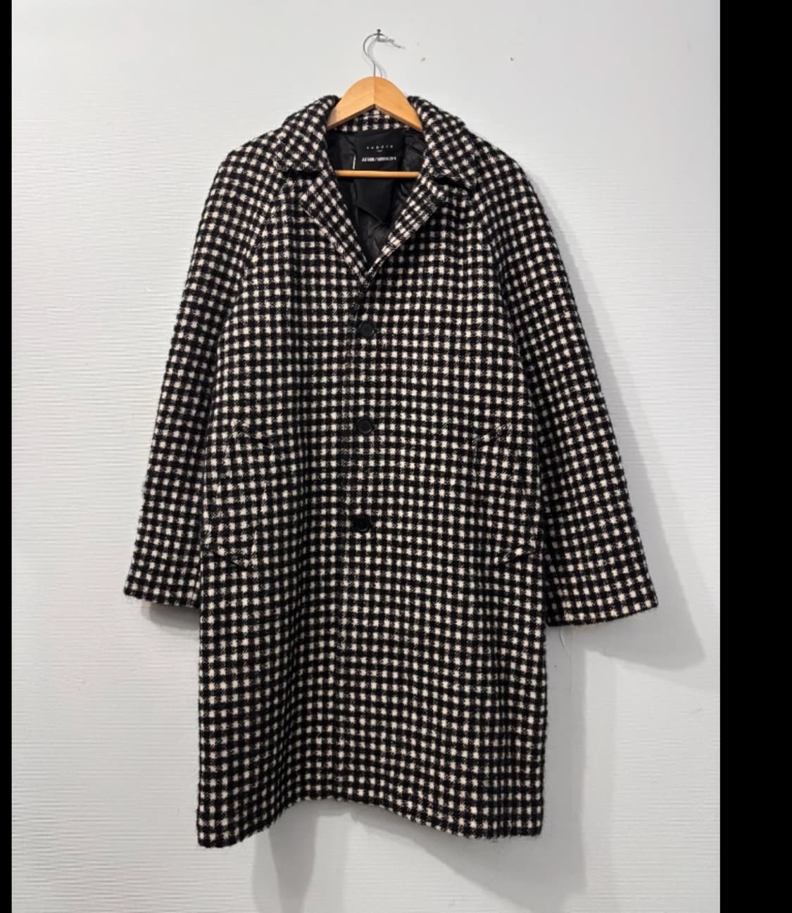 산드로 Sandro 모리세이 체크 코트 105 상품이미지5