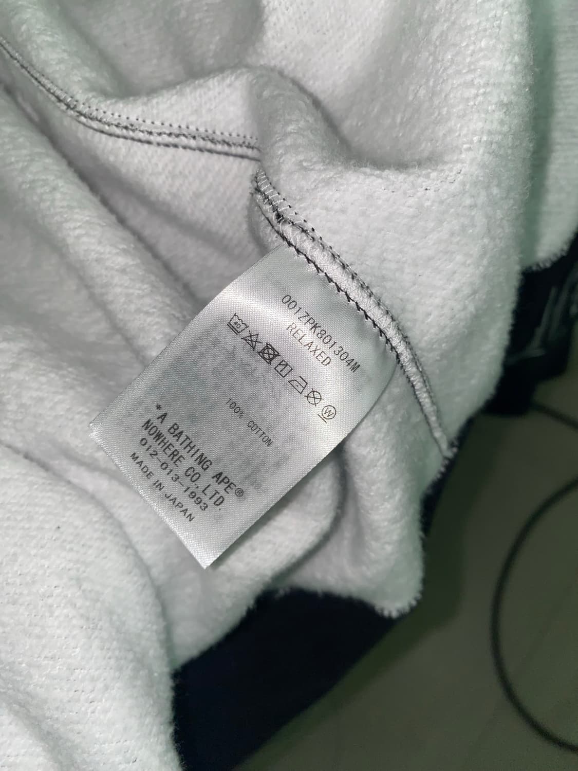 베이프 마블링카모 샤크 후드집업 상품이미지7