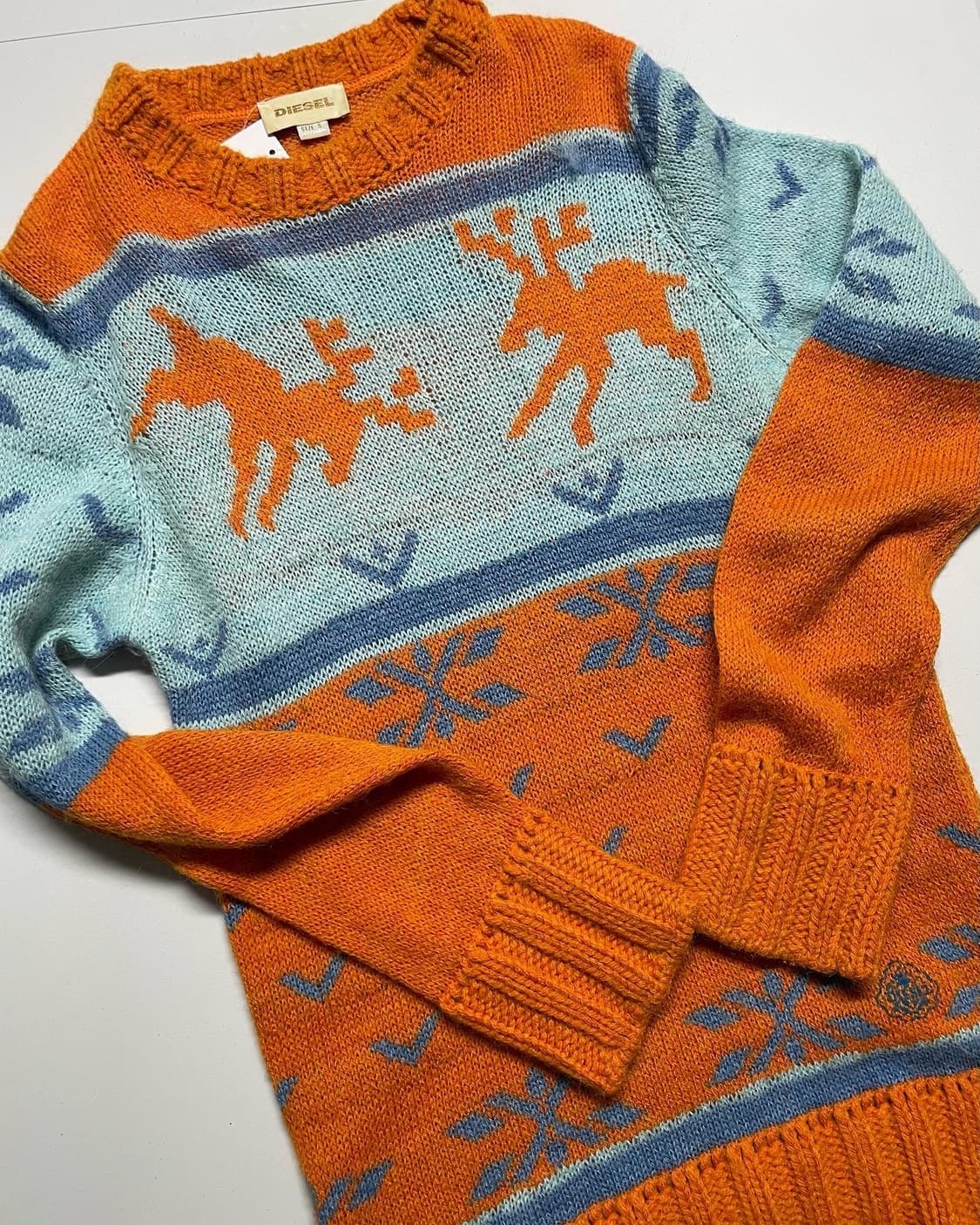 디젤 패턴 알파카 울 니트(Womens 55) 상품이미지1