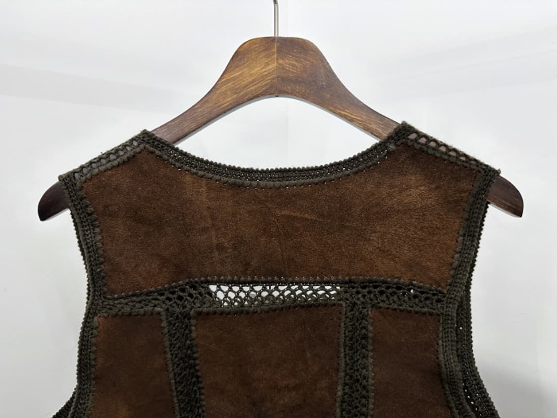 VINTAGE LEATHER VEST (L) 상품이미지6
