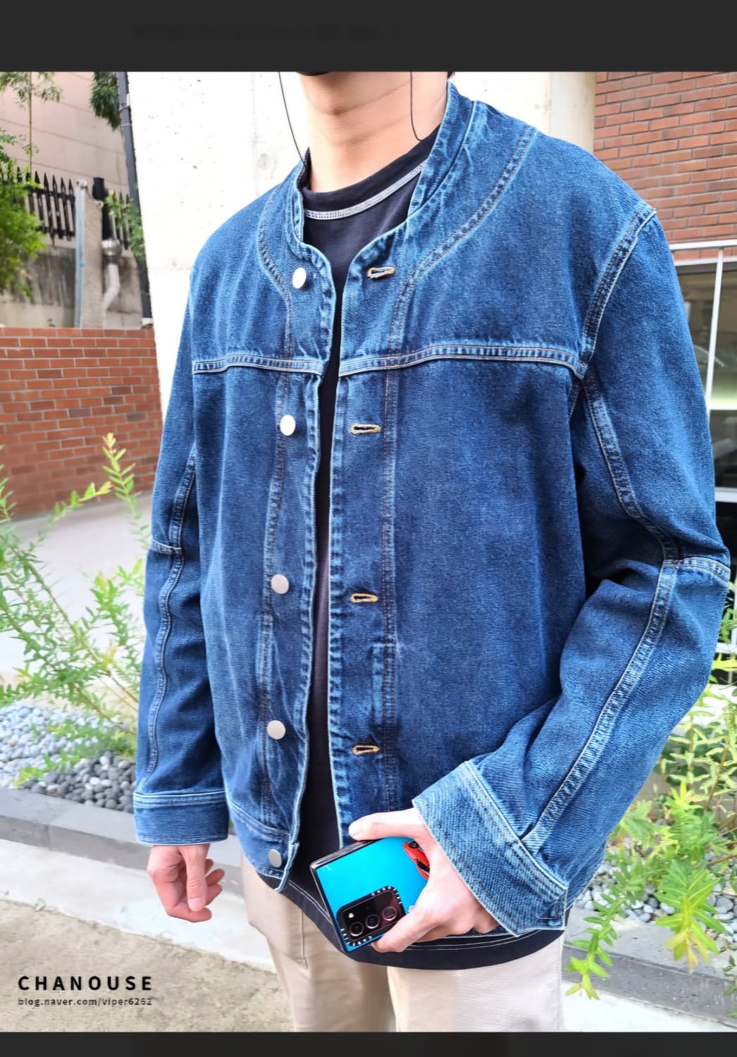 COS 코스 데님 청자켓 남자100 상품이미지1
