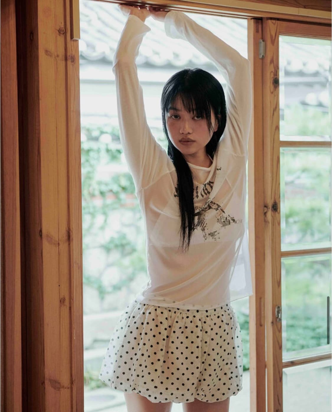 DOT BALLOON MICRO SHORTS, CREAM 상품이미지6