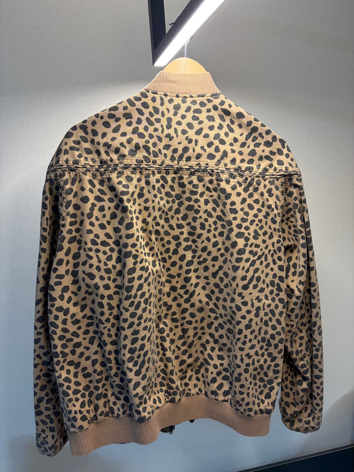 히스테릭 글래머 22aw 레오파드 패턴 블루종 상품이미지2