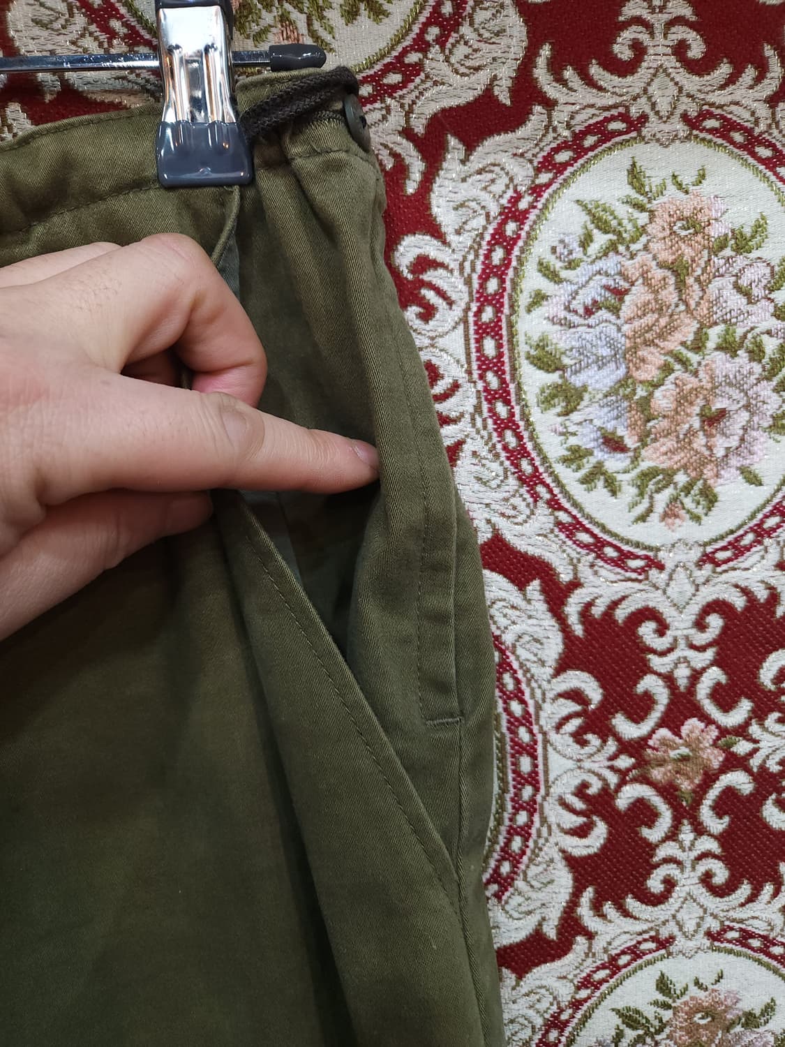 드러그스토어 카키 벤딩 코튼 롱 스커트 drugstore's
 상품이미지9